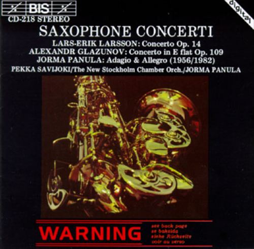 Saxophone Concerti cover art