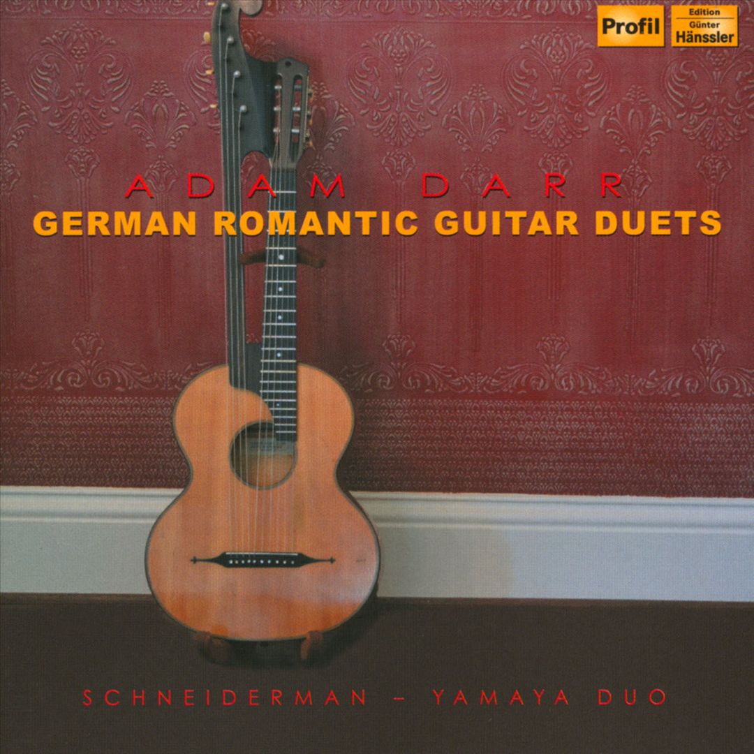 Adam Darr: German Romantic Guitar Duets cover art