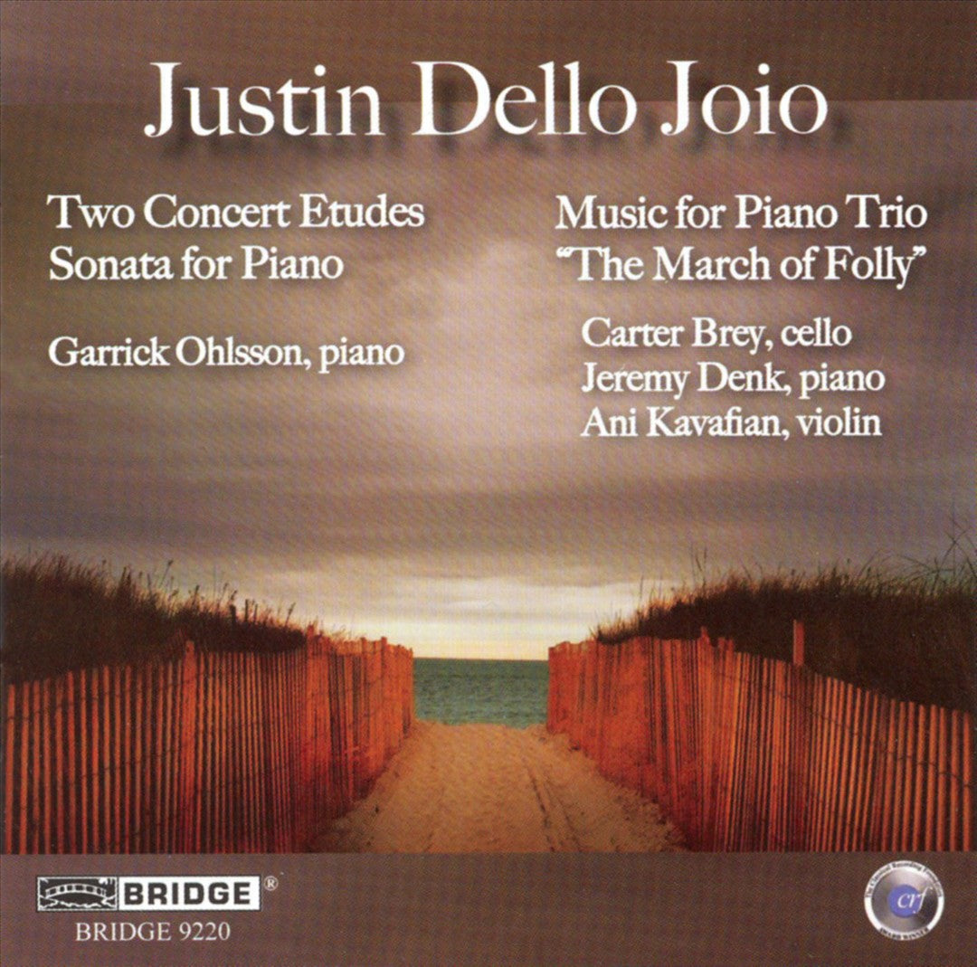 Justin Dello Joio: Two Concert Etudes; Sonata for Piano; Music for Piano Trio and others cover art
