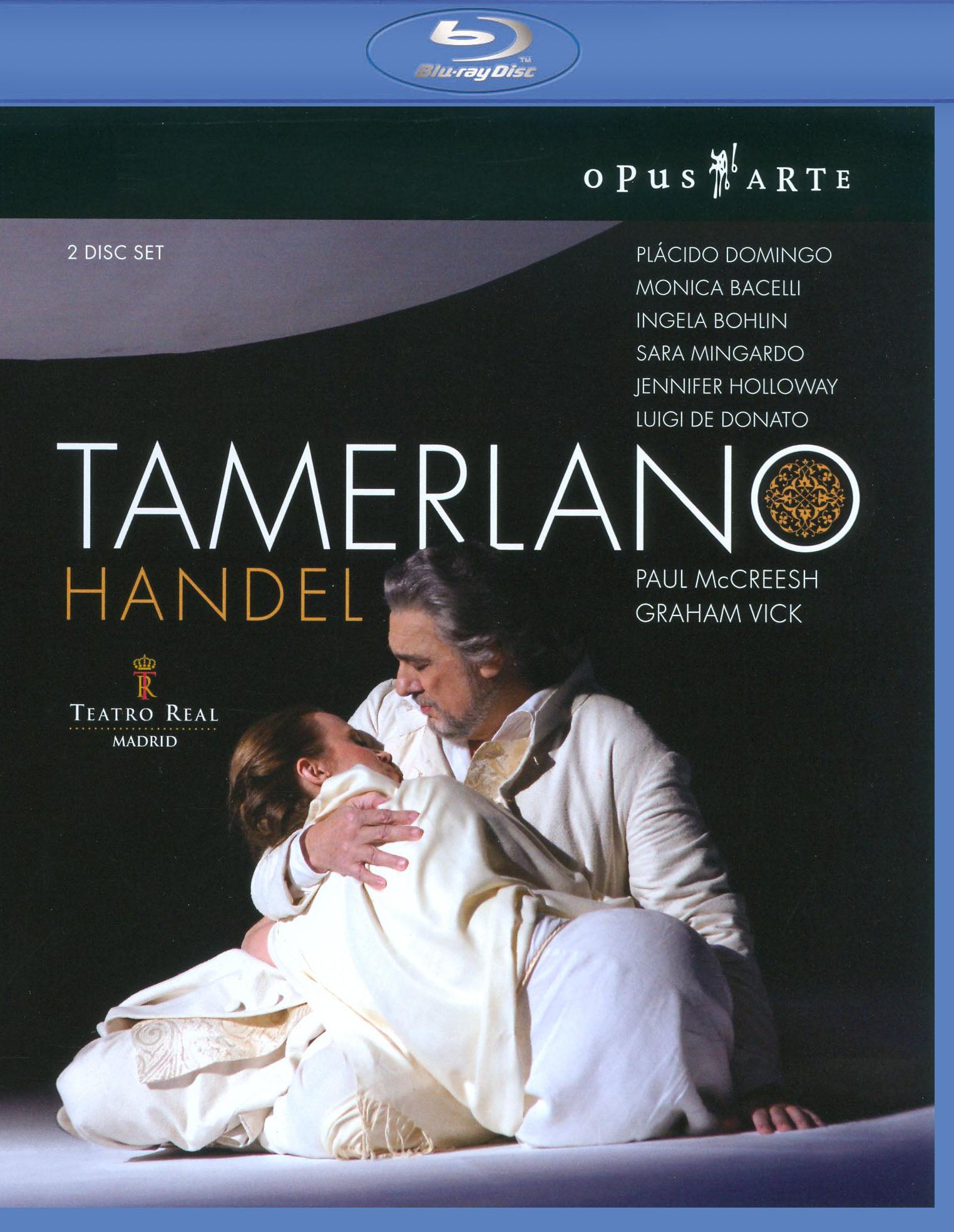 Georg Friedrich Handel - Tamerlano (2 Blu-Ray) cover art