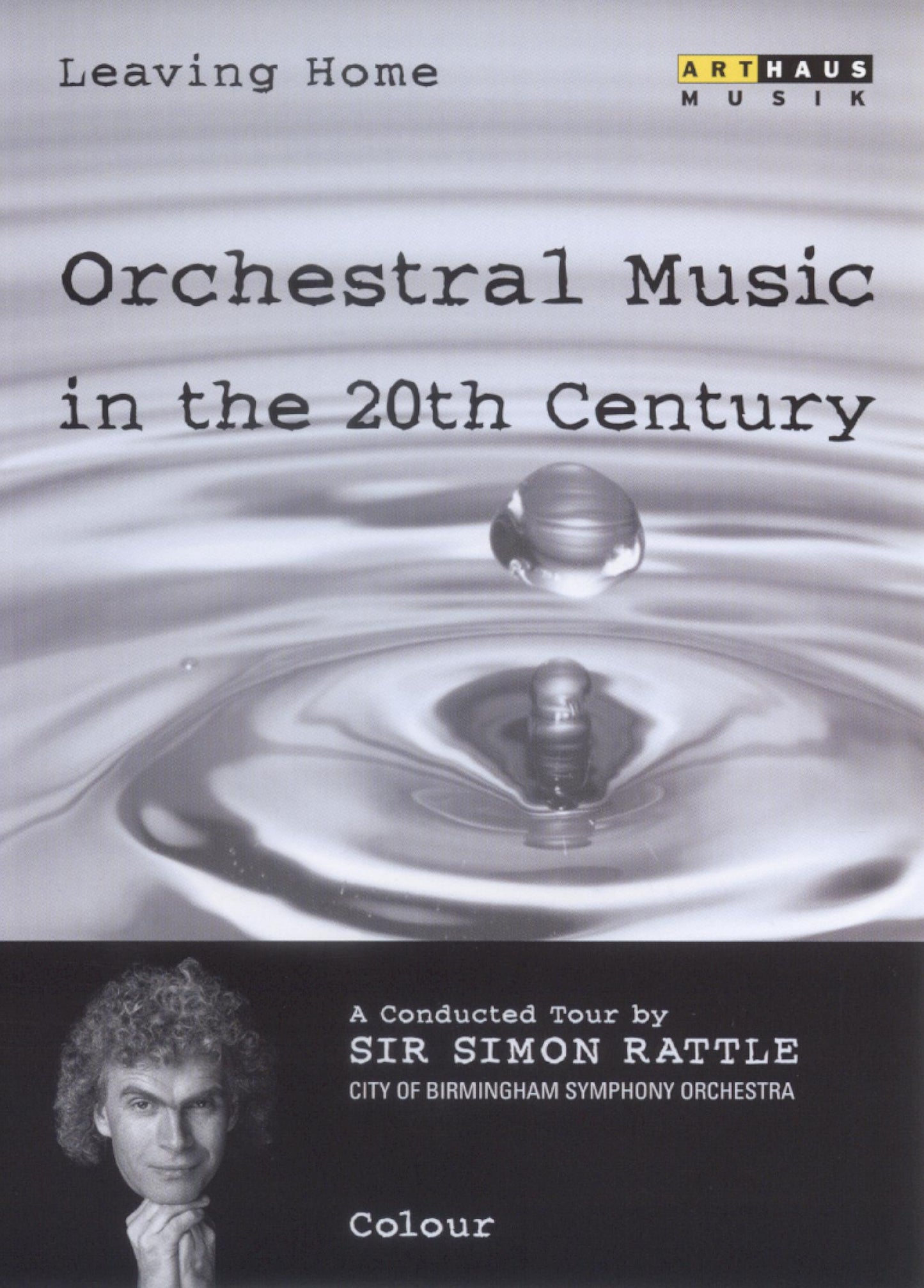 Simon Rattle - Colour cover art