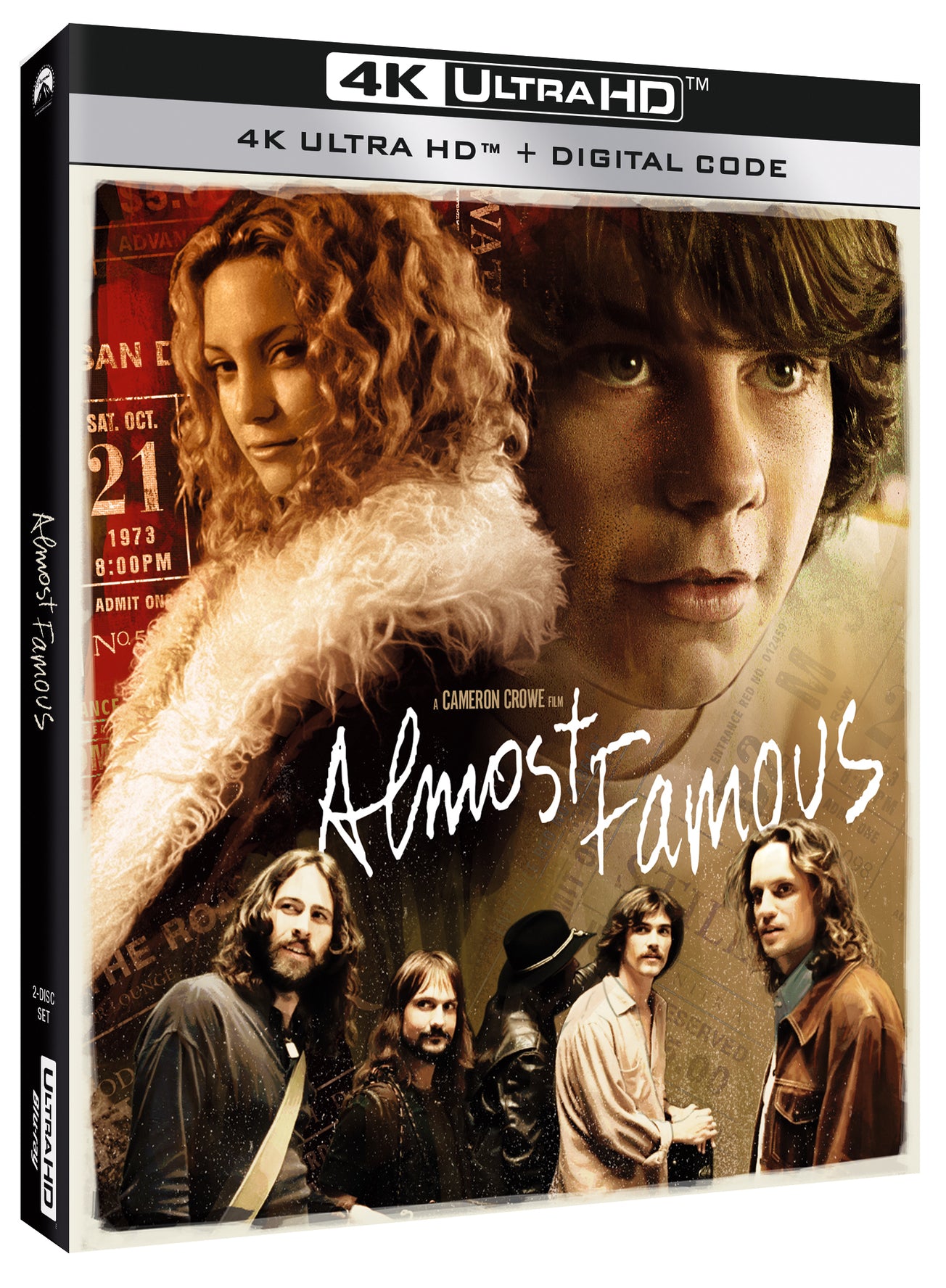 Almost Famous [Includes Digital Copy] [4K Ultra HD Blu-ray] cover art