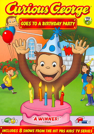 Curious George Goes to a Birthday Party cover art