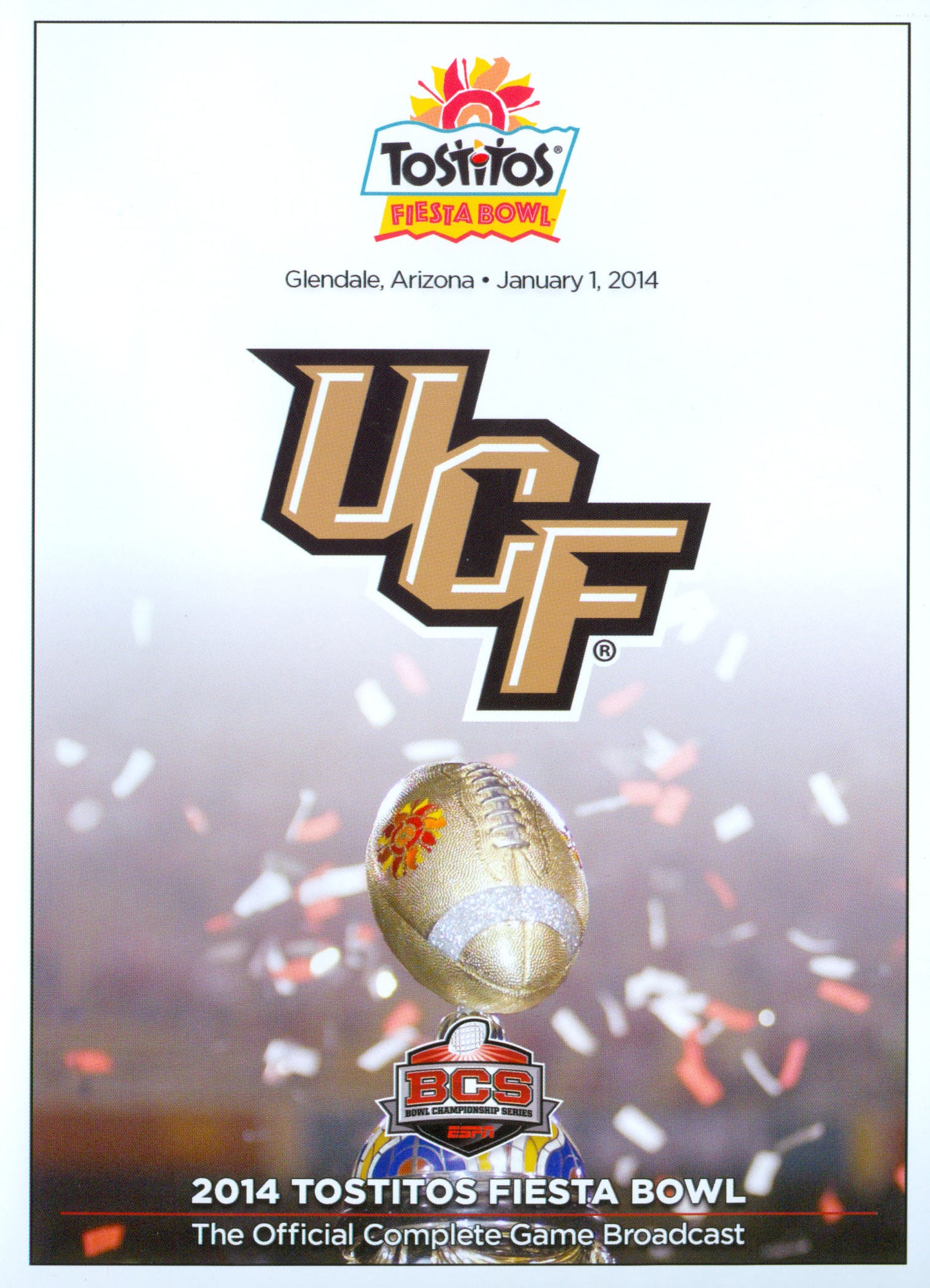 2014 Tostitos Fiesta Bowl cover art