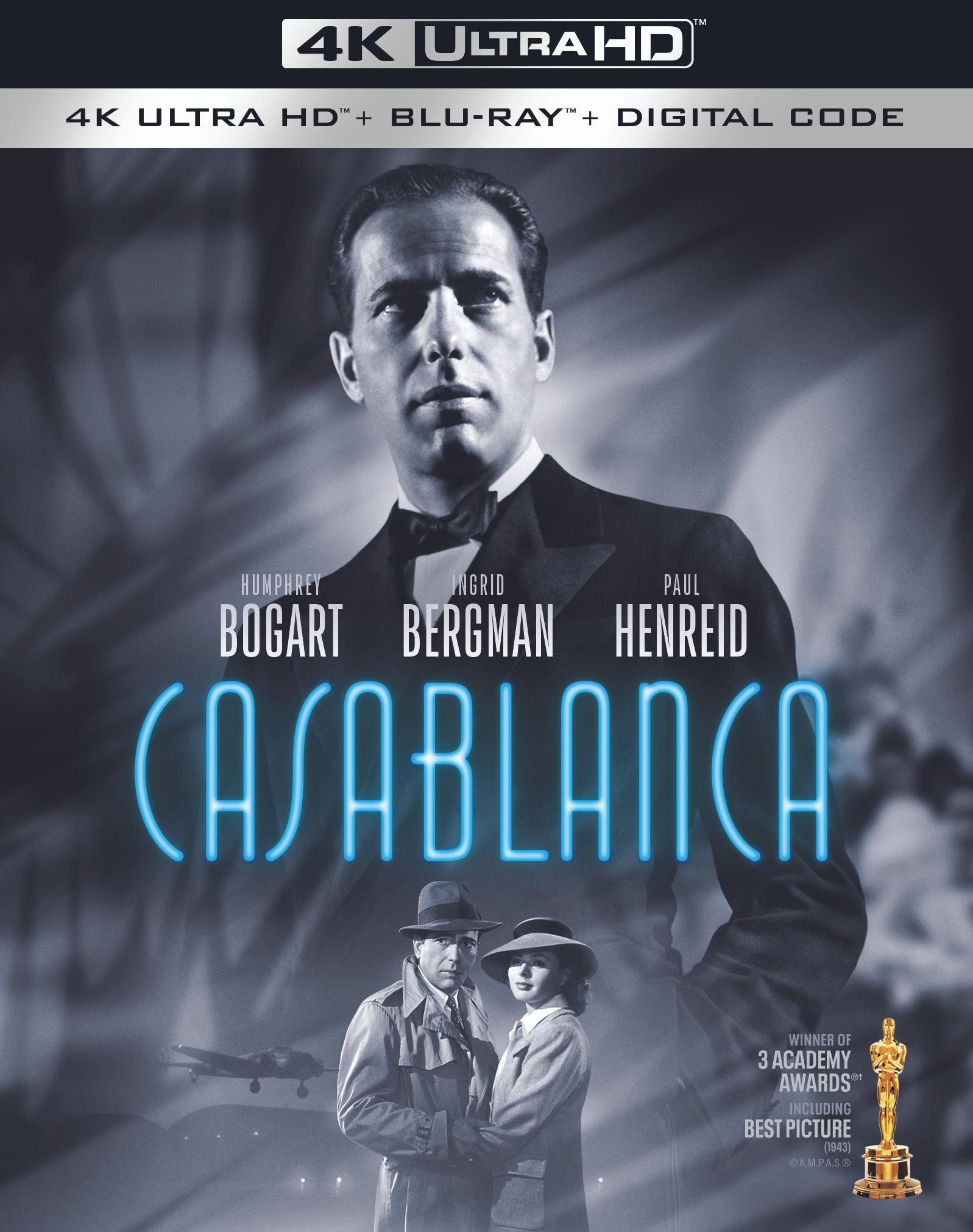 Casablanca [Includes Digital Copy] [4K Ultra HD Blu-ray/Blu-ray] cover art