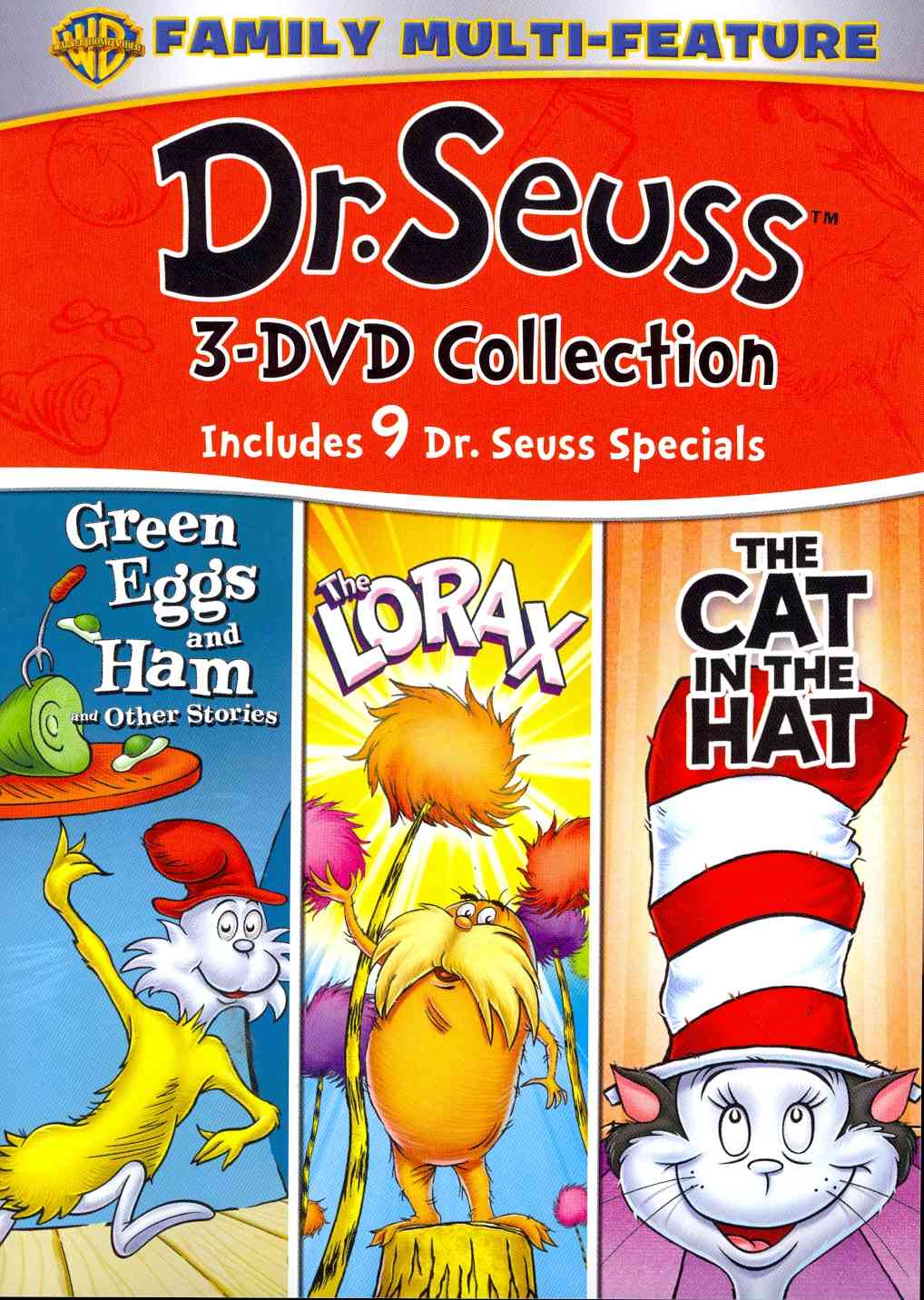 Dr. Seuss 3-DVD Collection cover art