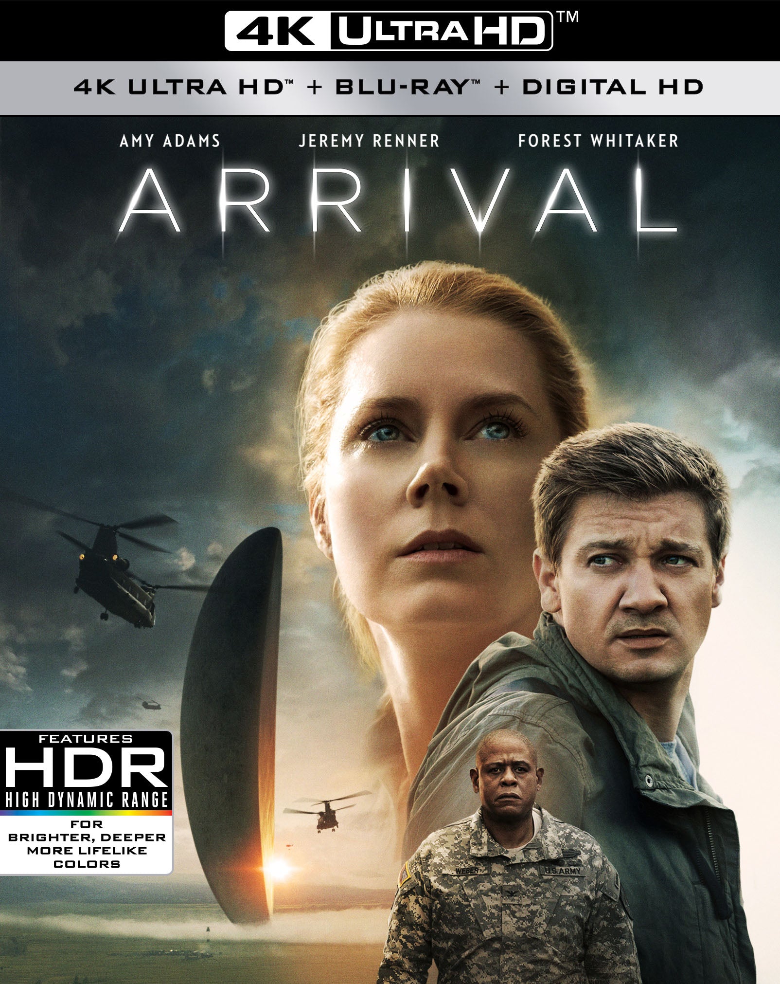 Arrival [Includes Digital Copy] [4K Ultra HD Blu-ray/Blu-ray] cover art