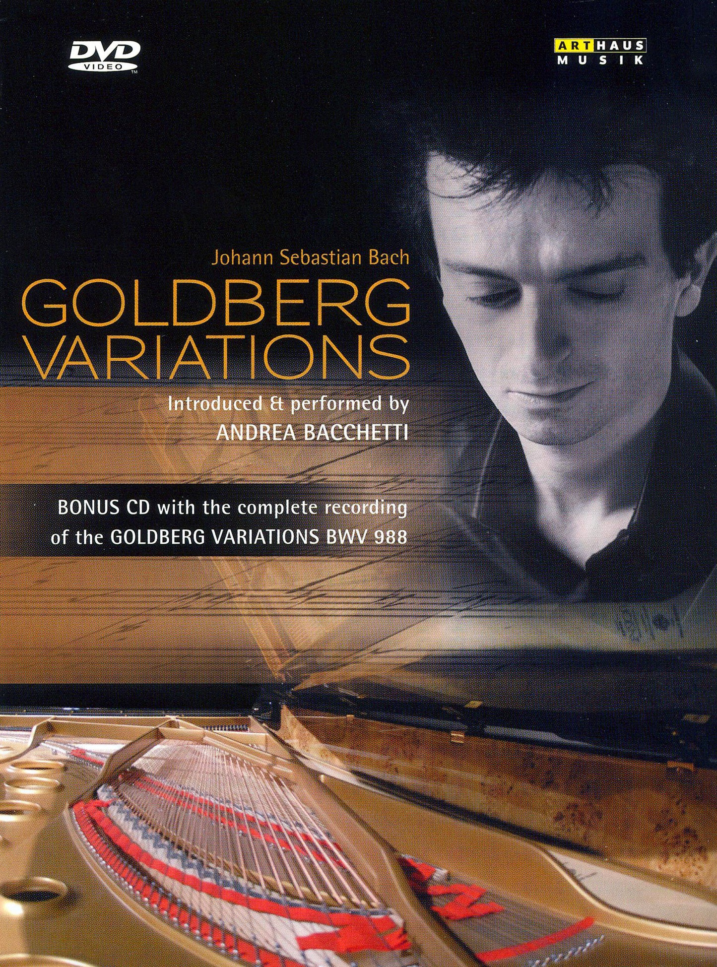 Johann Sebastian Bach - Goldberg Variations (Dvd+Cd) cover art