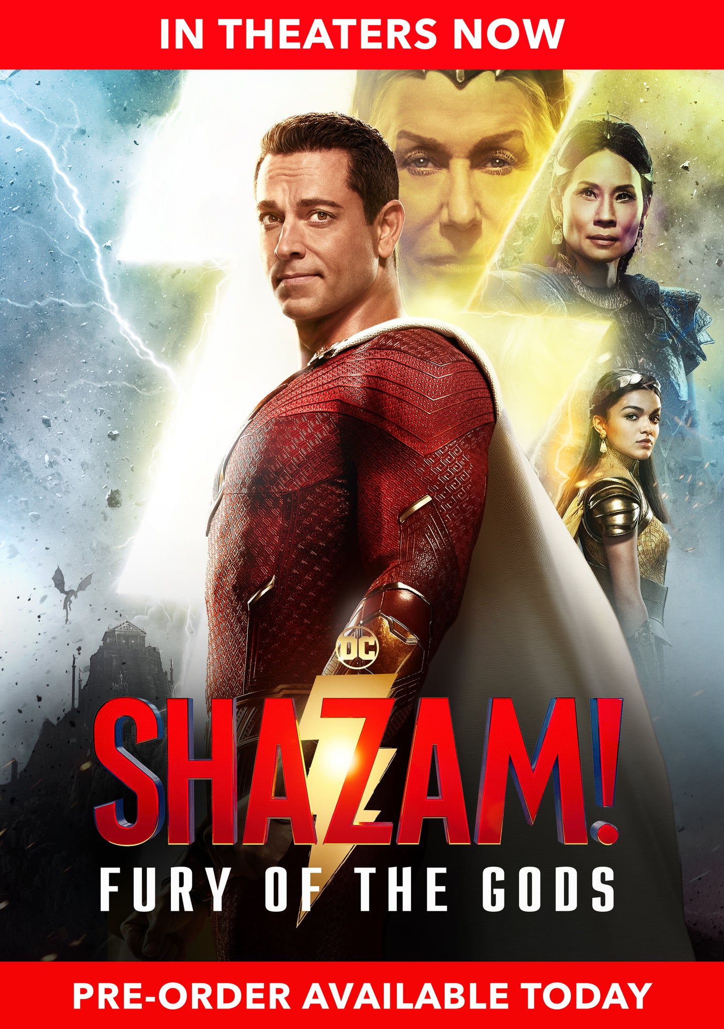 Shazam! Fury of the Gods [Includes Digital Copy] [4K Ultra HD Blu-ray/Blu-ray] cover art