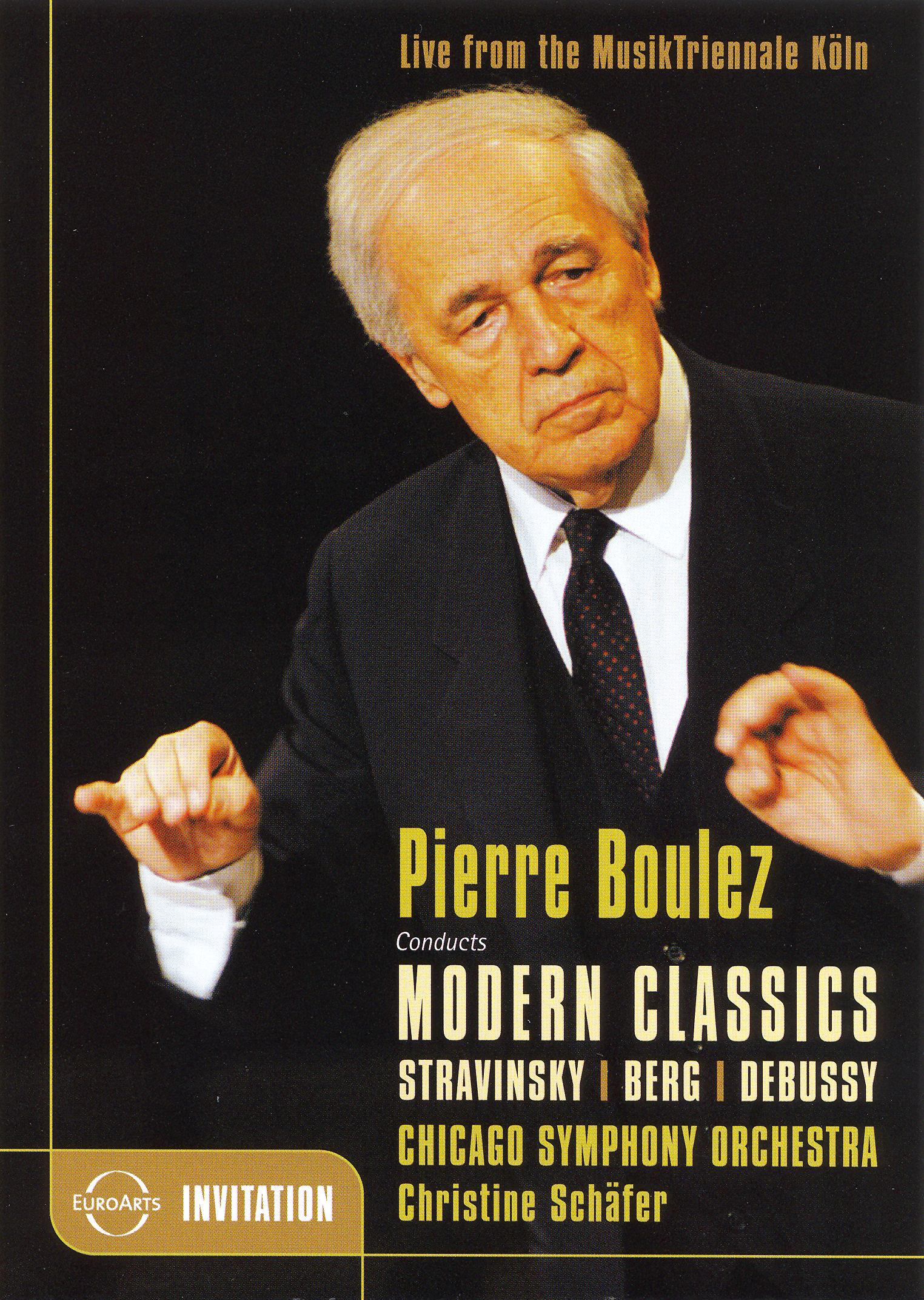 Pierre Boulez Conducts Modern Classics cover art