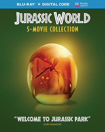 Jurassic World 5-Movie Collection cover art