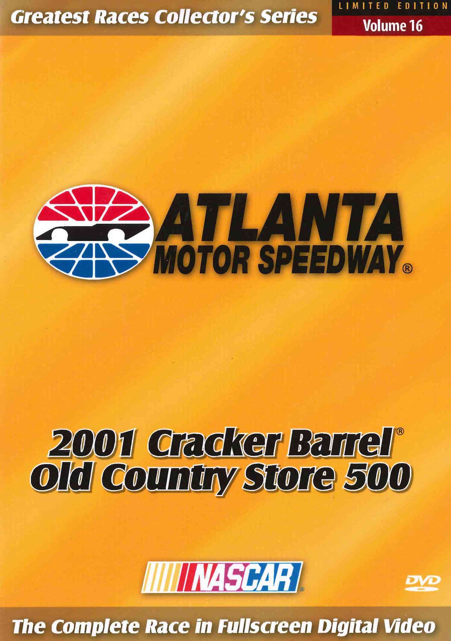 NASCAR: Atlanta Motor Speedway - 2001 Cracker Barrel Old Country Store 500 cover art