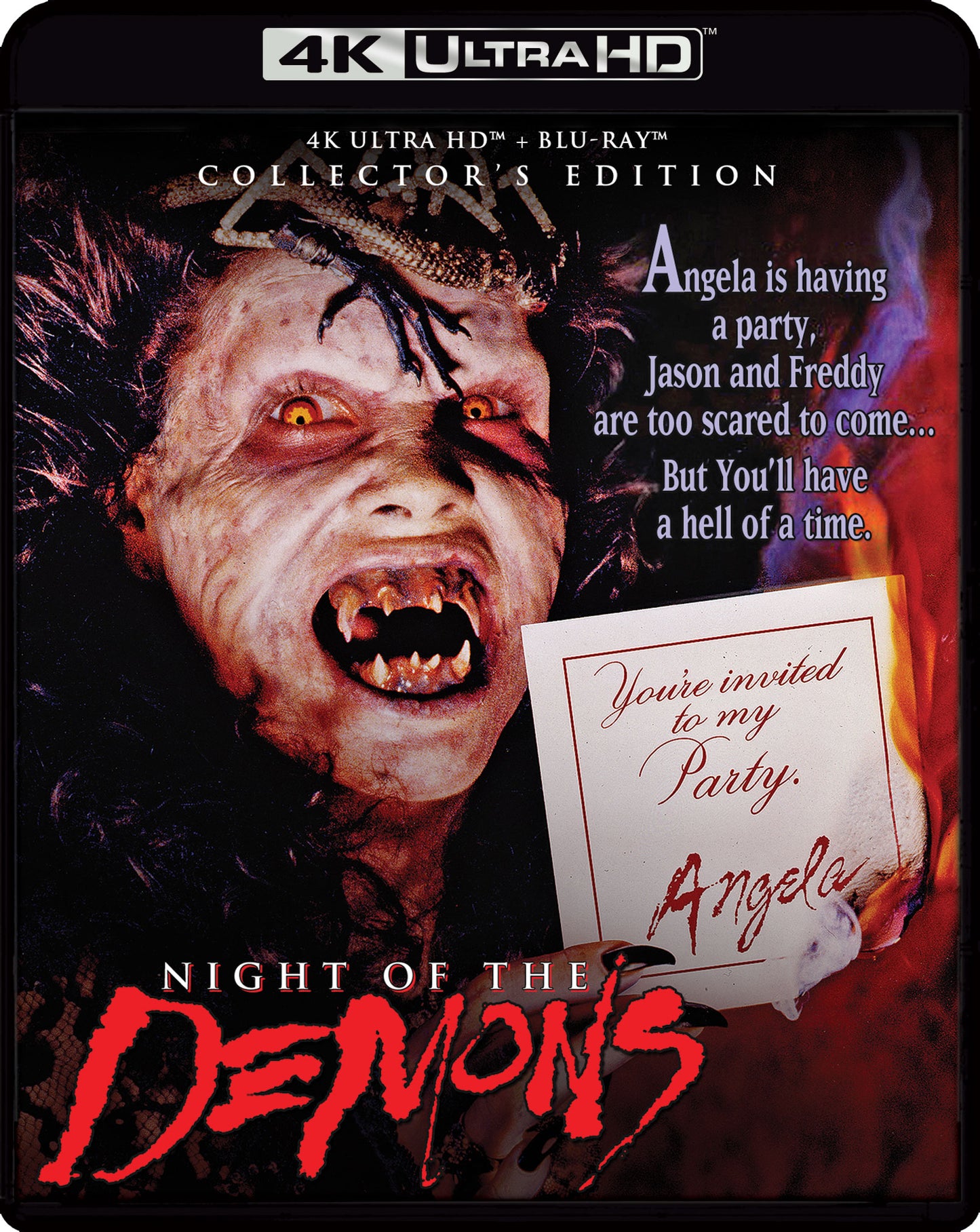 Night of the Demons [4K Ultra HD Blu-ray/Blu-ray] cover art