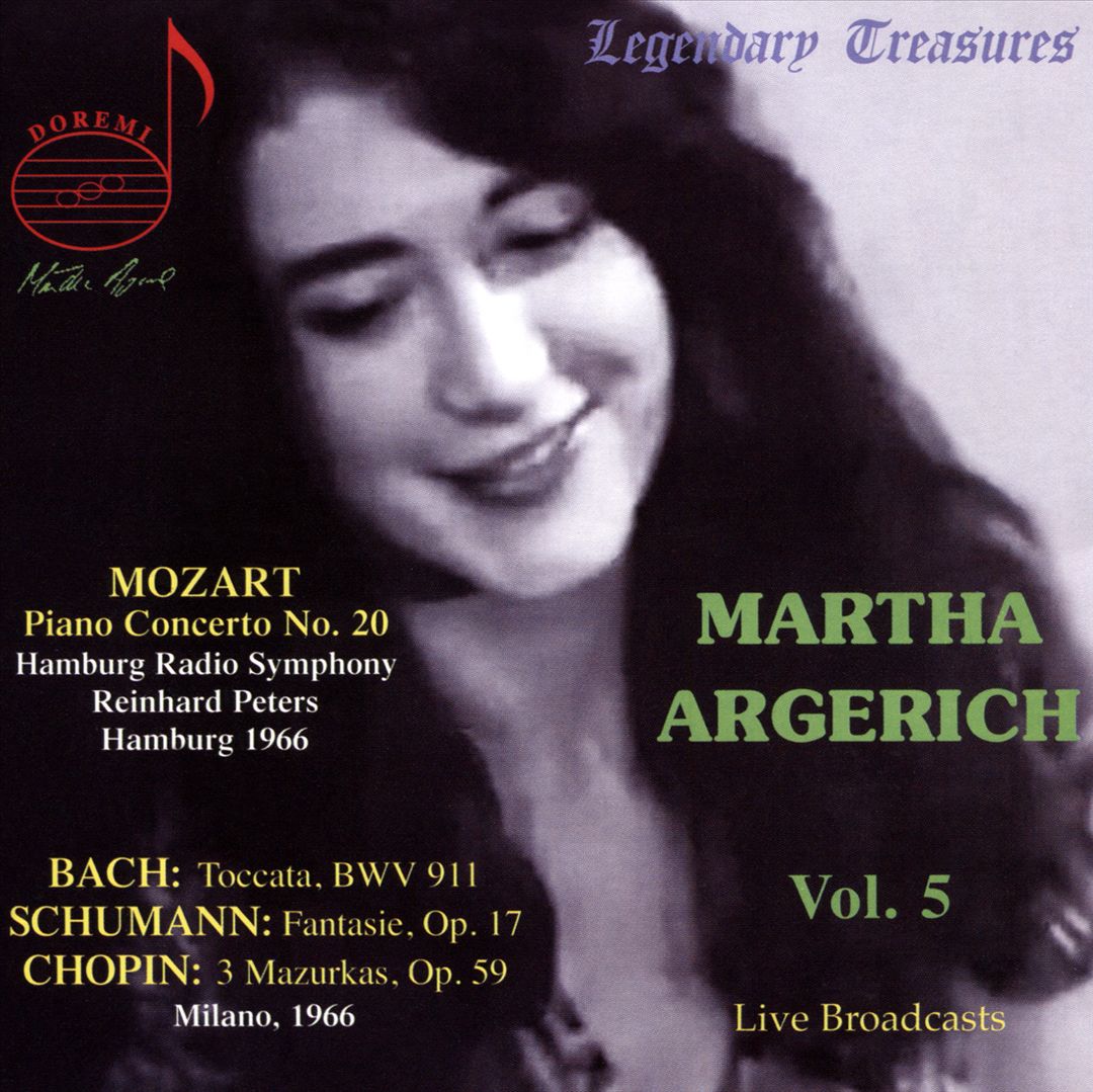 Martha Argerich, Vol. 5: Mozart, Bach, Schumann, Chopin cover art