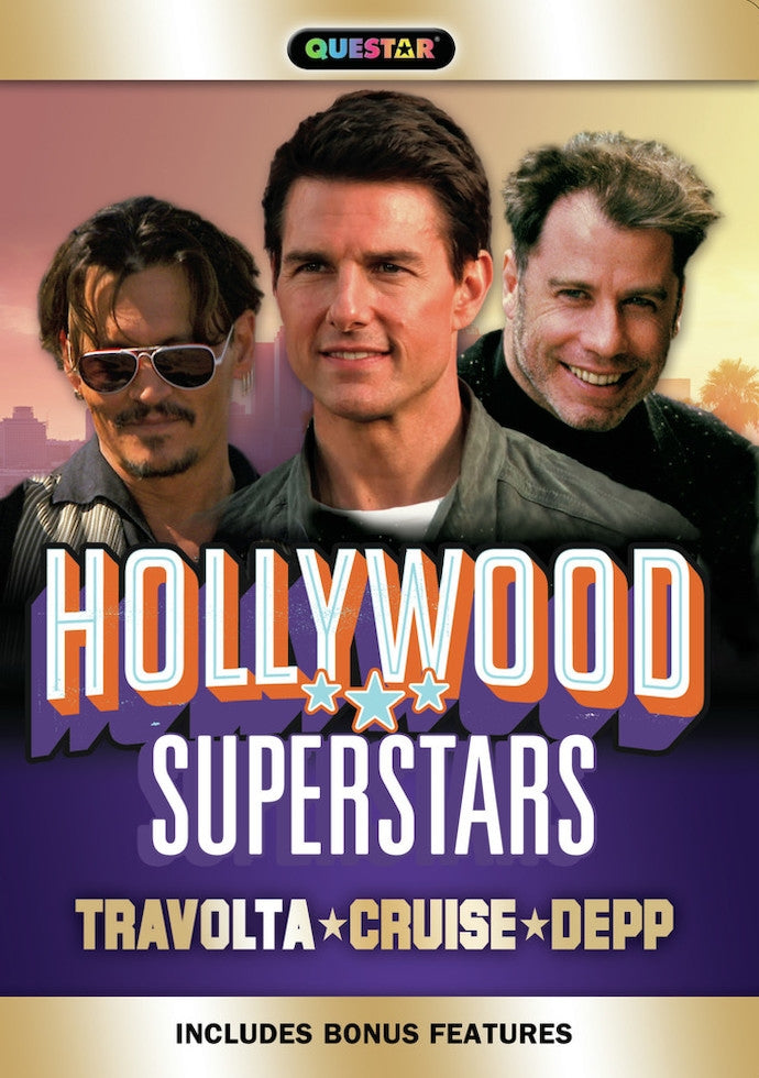 Hollywood Superstars: Travolta/Cruise/Depp cover art