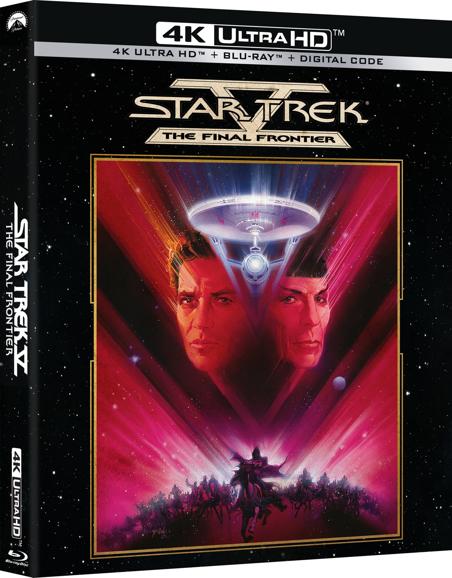 Star Trek V: The Final Frontier [Includes Digital Copy] [4K Ultra HD Blu-ray/Blu-ray] cover art