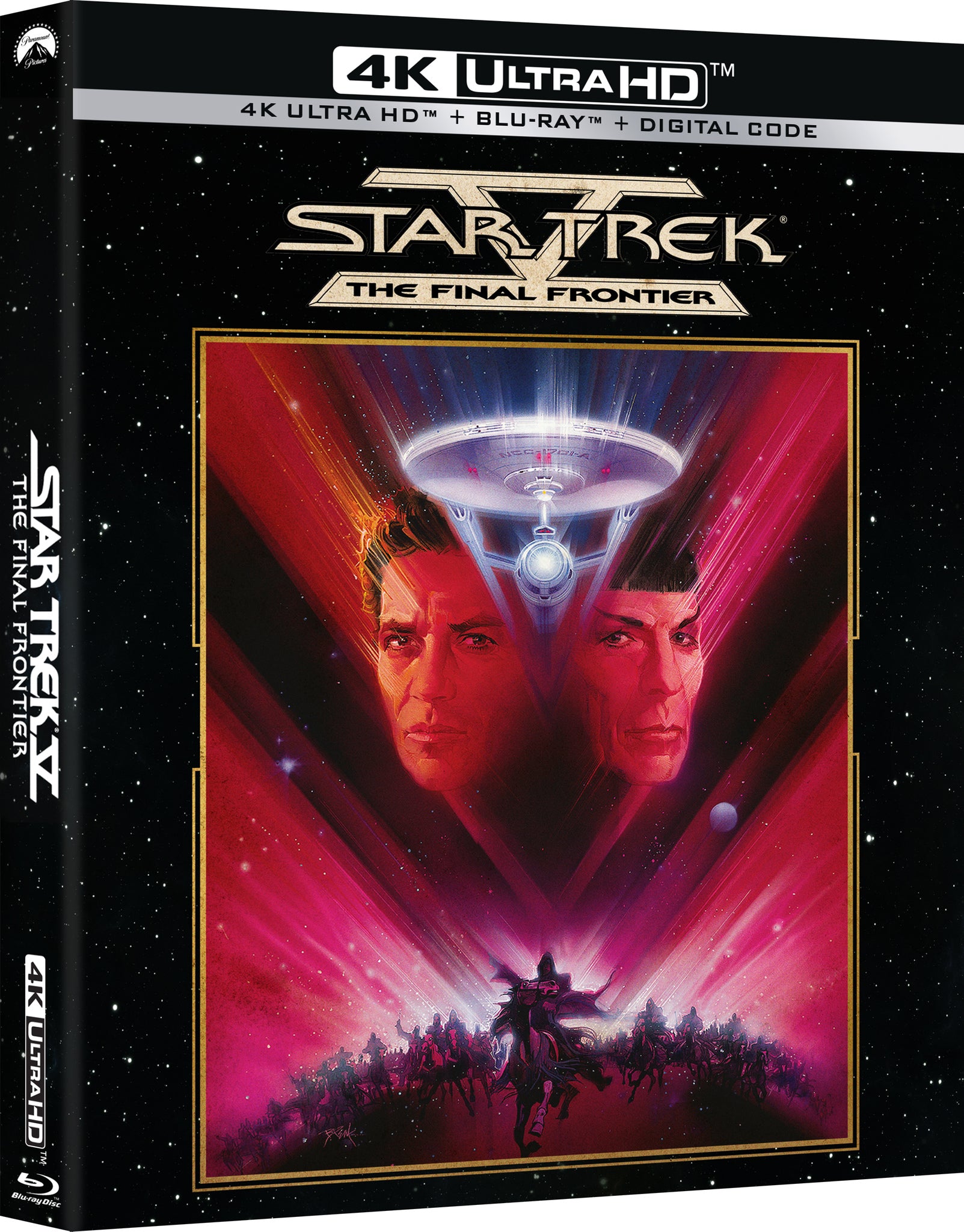 Star Trek V: The Final Frontier [Includes Digital Copy] [4K Ultra HD Blu-ray/Blu-ray] cover art
