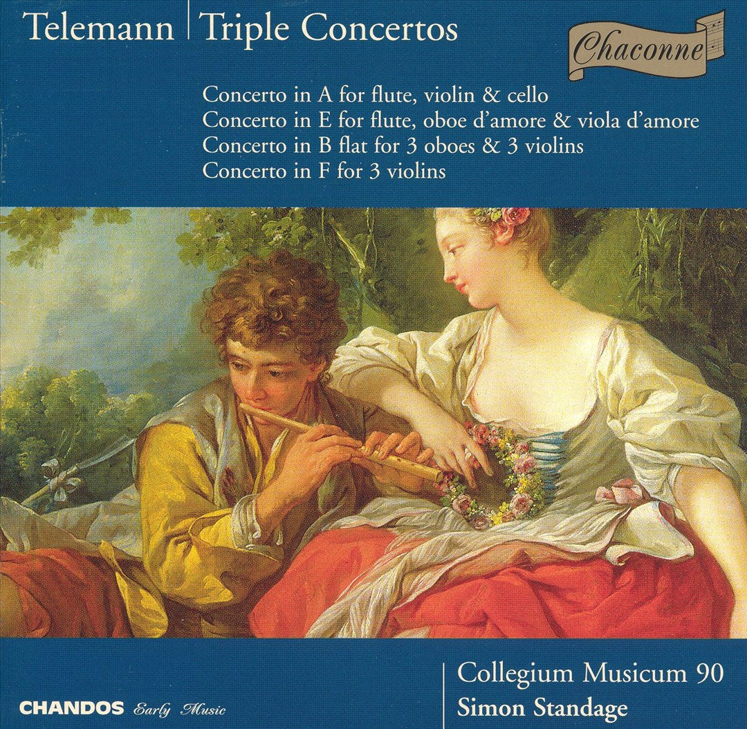 Telemann: Triple Concertos cover art