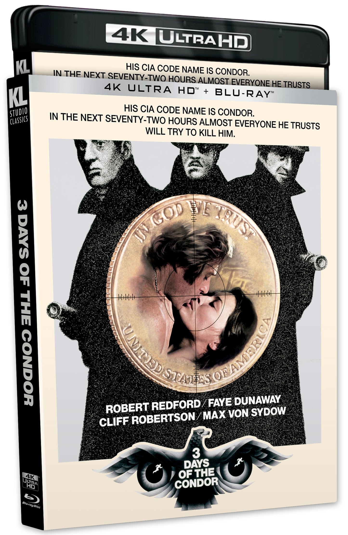 3 Days of the Condor [4K Ultra HD Blu-ray] cover art