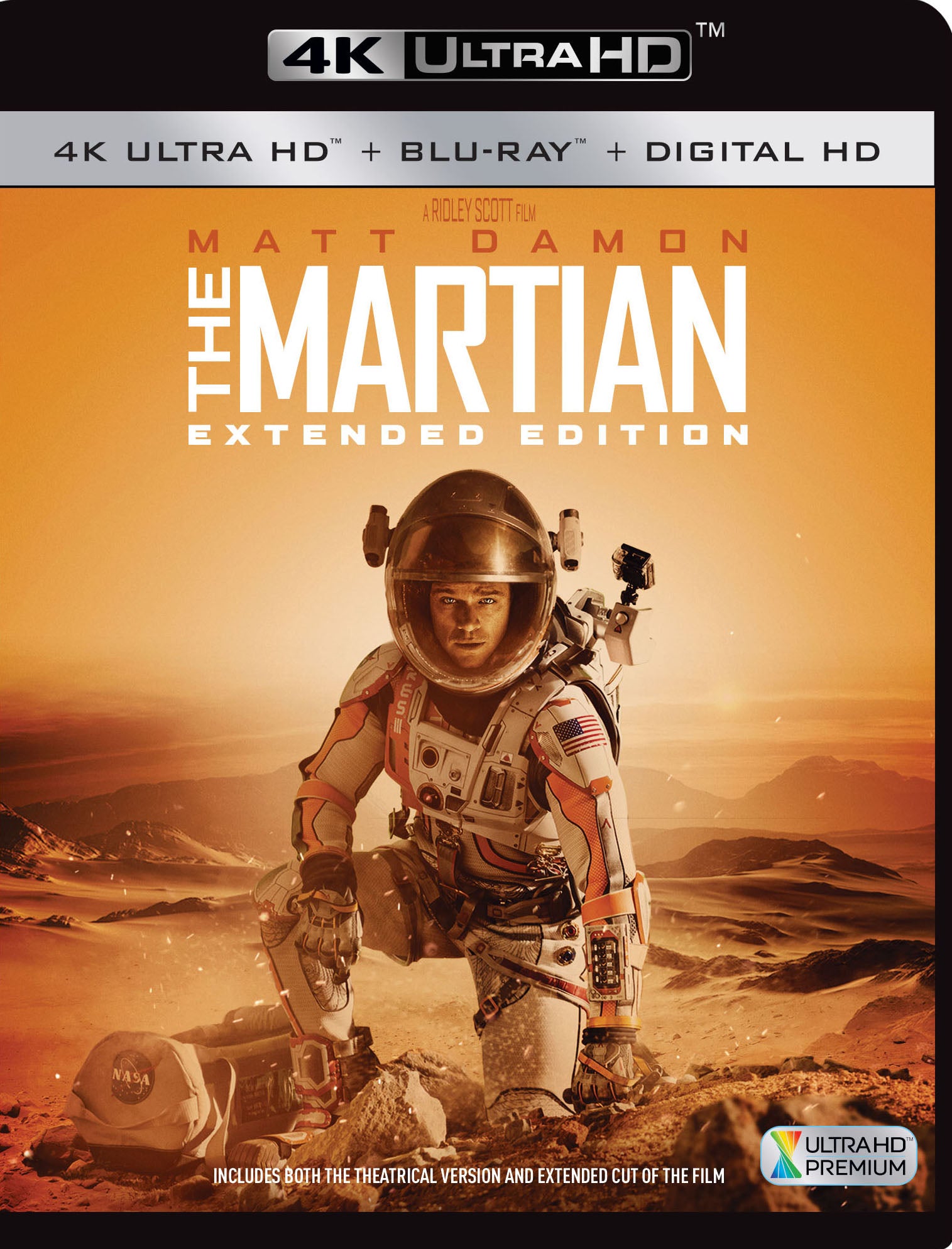 Martian [Extended Edition] [4K Ultra HD Blu-ray/Blu-ray] cover art