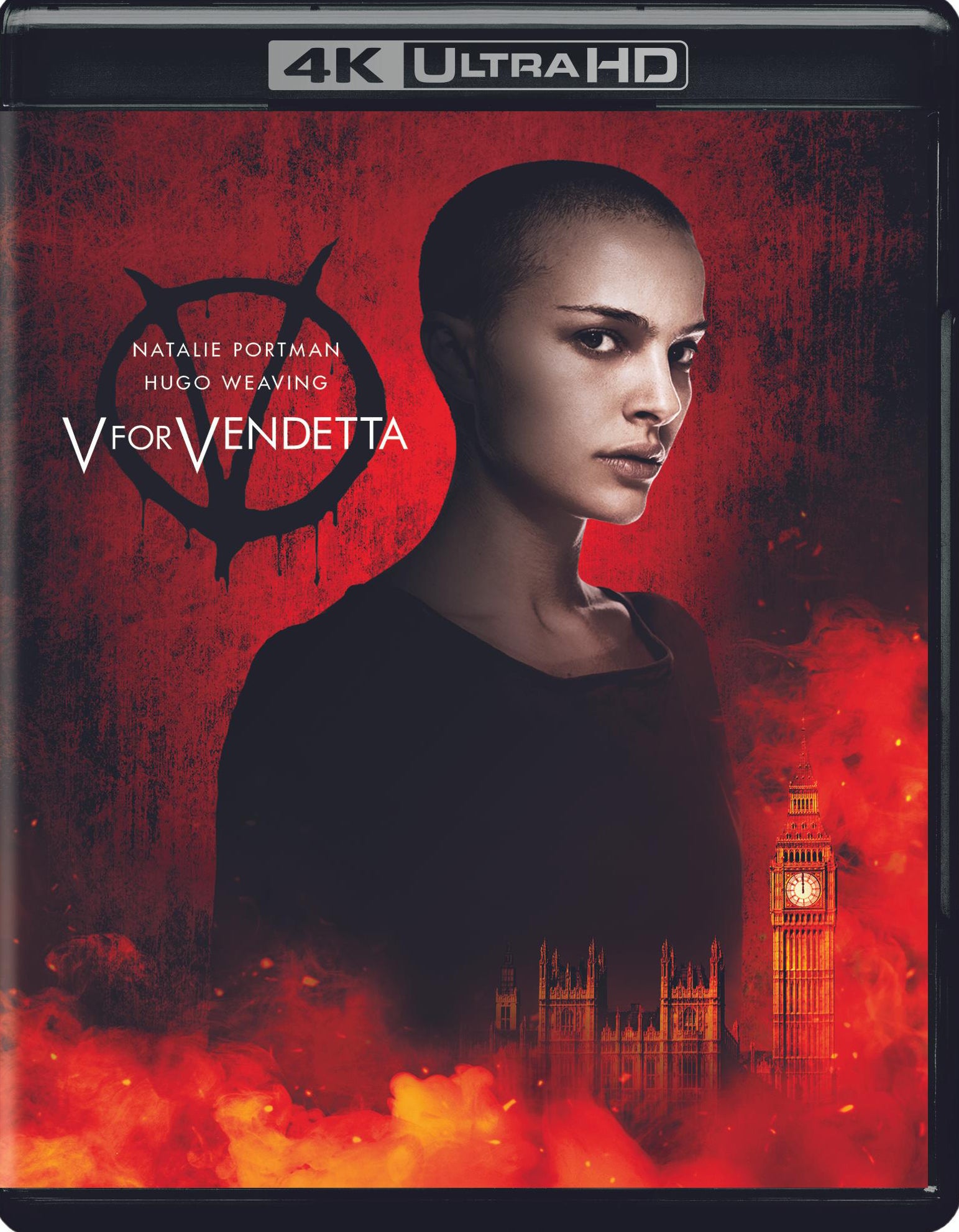 V for Vendetta [4K Ultra HD Blu-ray/Blu-ray] cover art