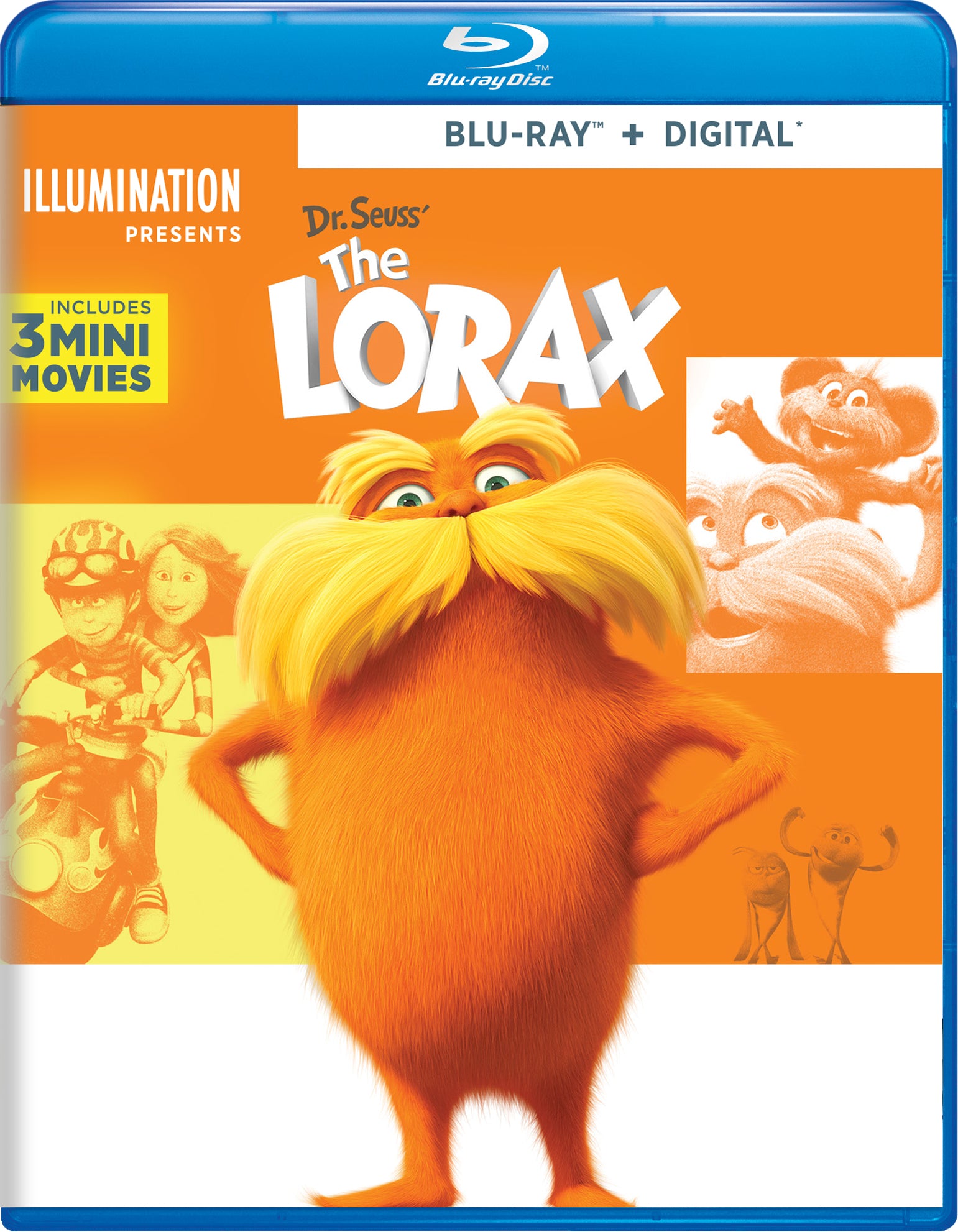 Dr. Seuss' The Lorax [Includes Digital Copy] [Blu-ray] cover art