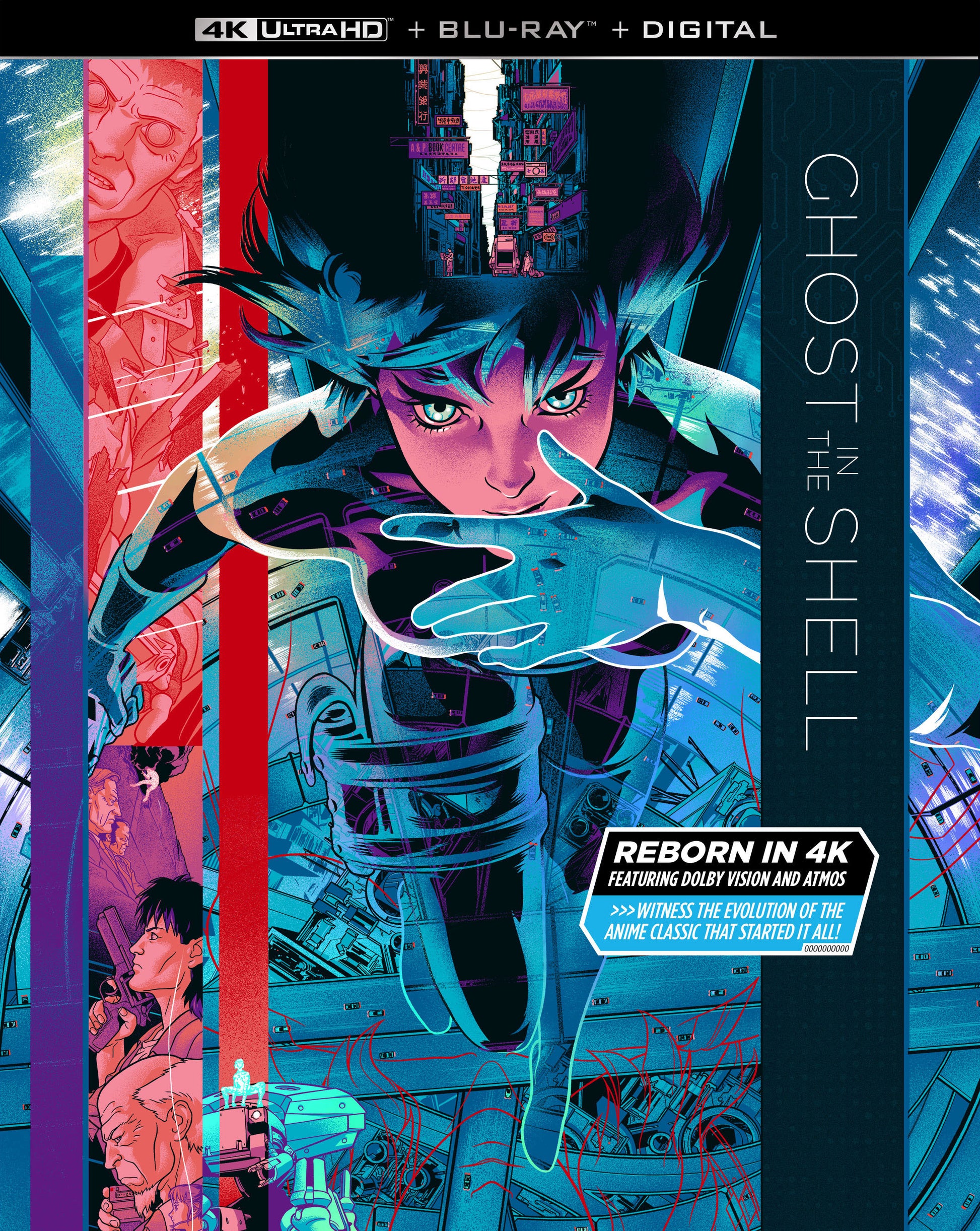 Ghost in the Shell [Includes Digital Copy] [4K Ultra HD Blu-ray/Blu-ray] cover art