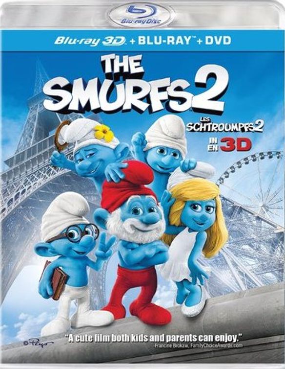 Smurfs 2 [3D] [Blu-ray/DVD] cover art