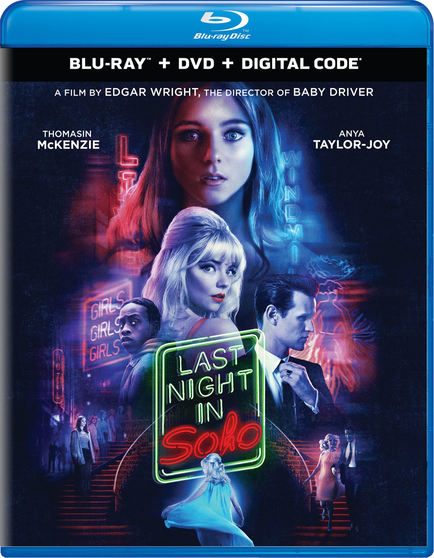 Last Night in Soho [Includes Digital Copy] [Blu-ray/DVD] cover art