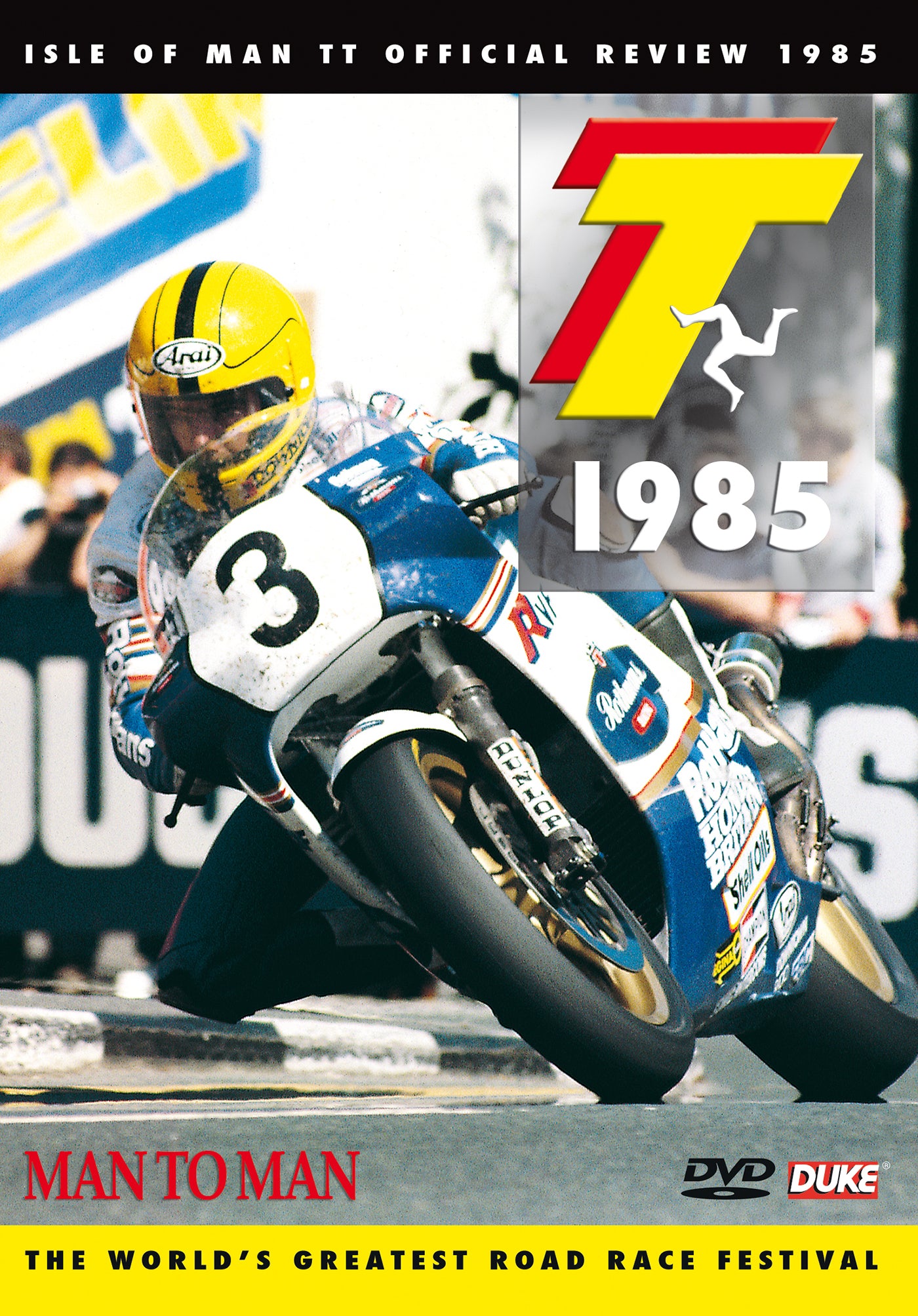 Isle of Man TT 1985 Official Review cover art