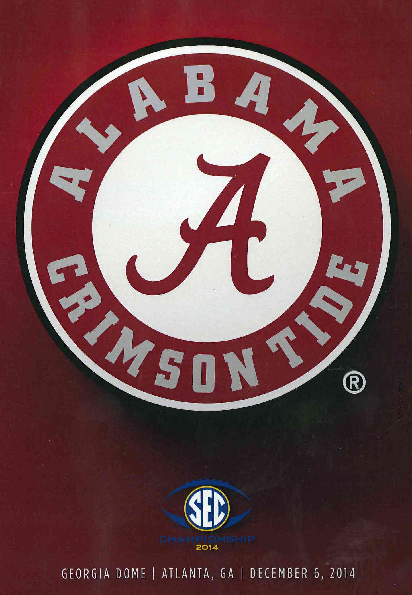 2014 SEC CHAMPIONSHIP cover art