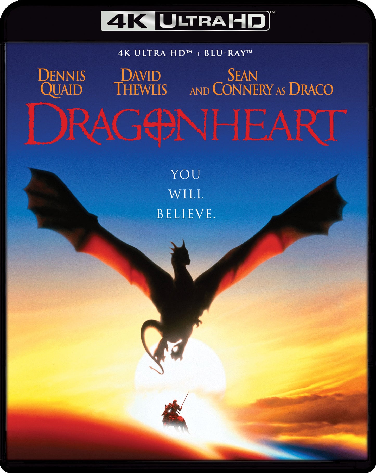 Dragonheart [4K Ultra HD Blu-ray/Blu-ray] cover art