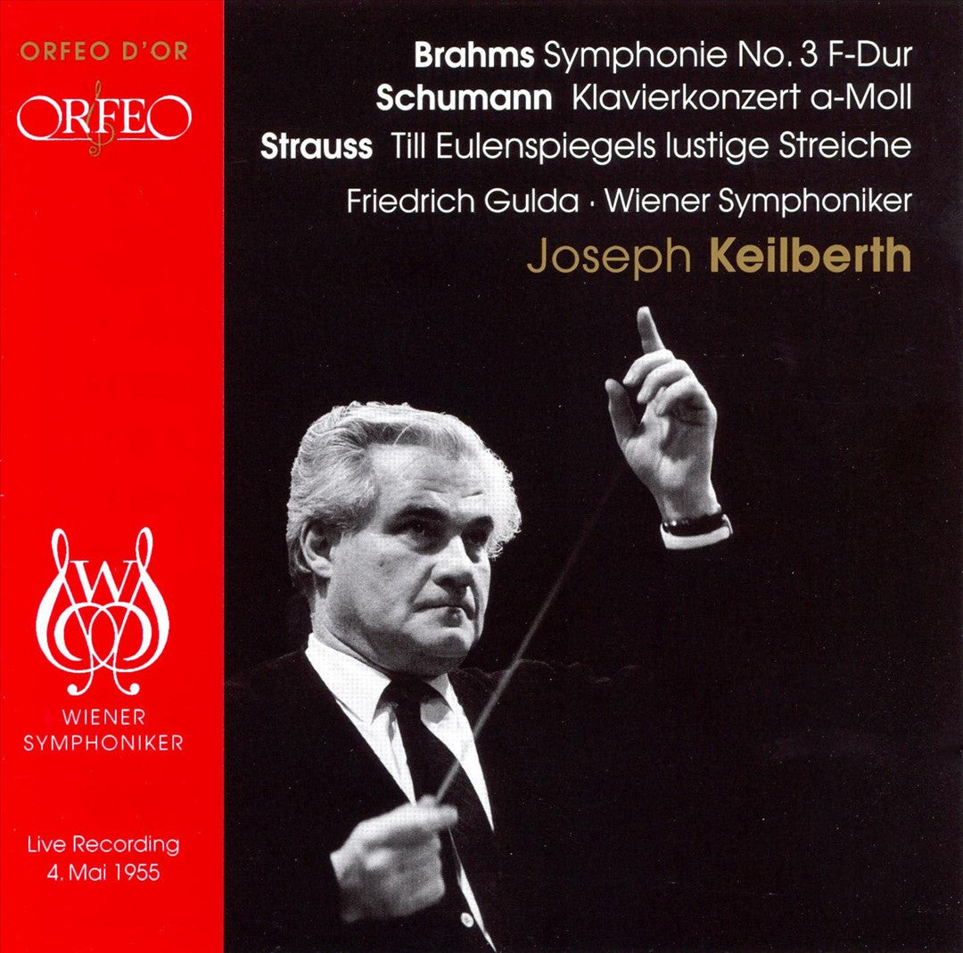 Brahms: Symphony No. 3; Schumann: Piano Concerto; Strauss: Till Eulenspiegels lustige Streiche cover art