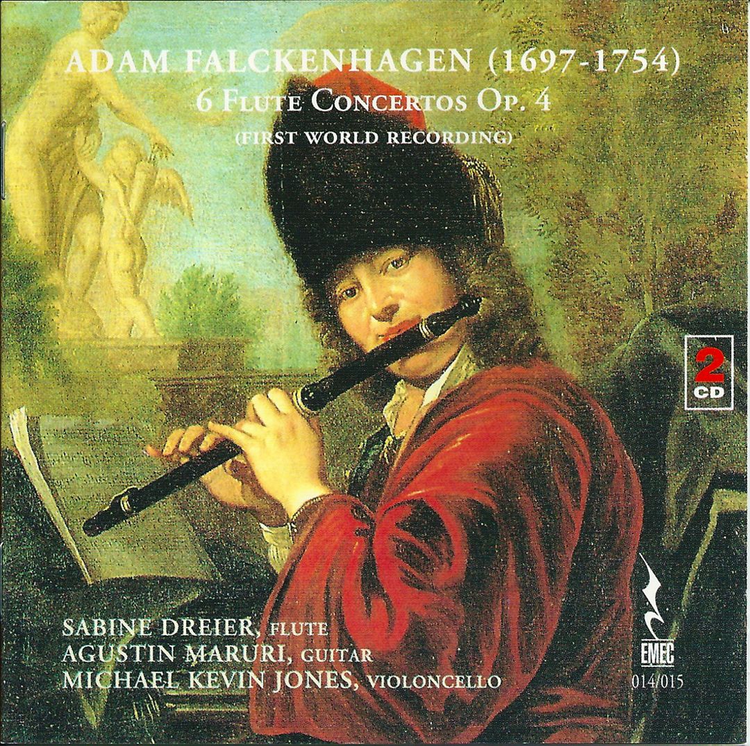Adam Falckenhagen: 6 Flute Concertos cover art