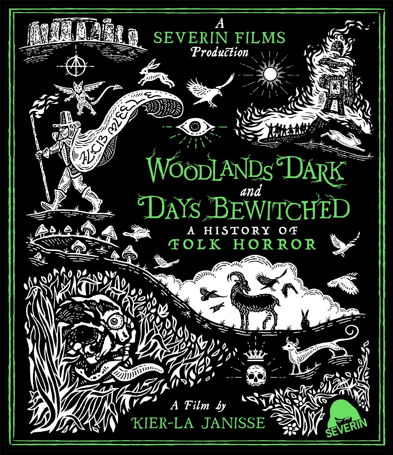 Woodlands Dark and Days Bewitched: A History of Folk Horror [Blu-ray] cover art