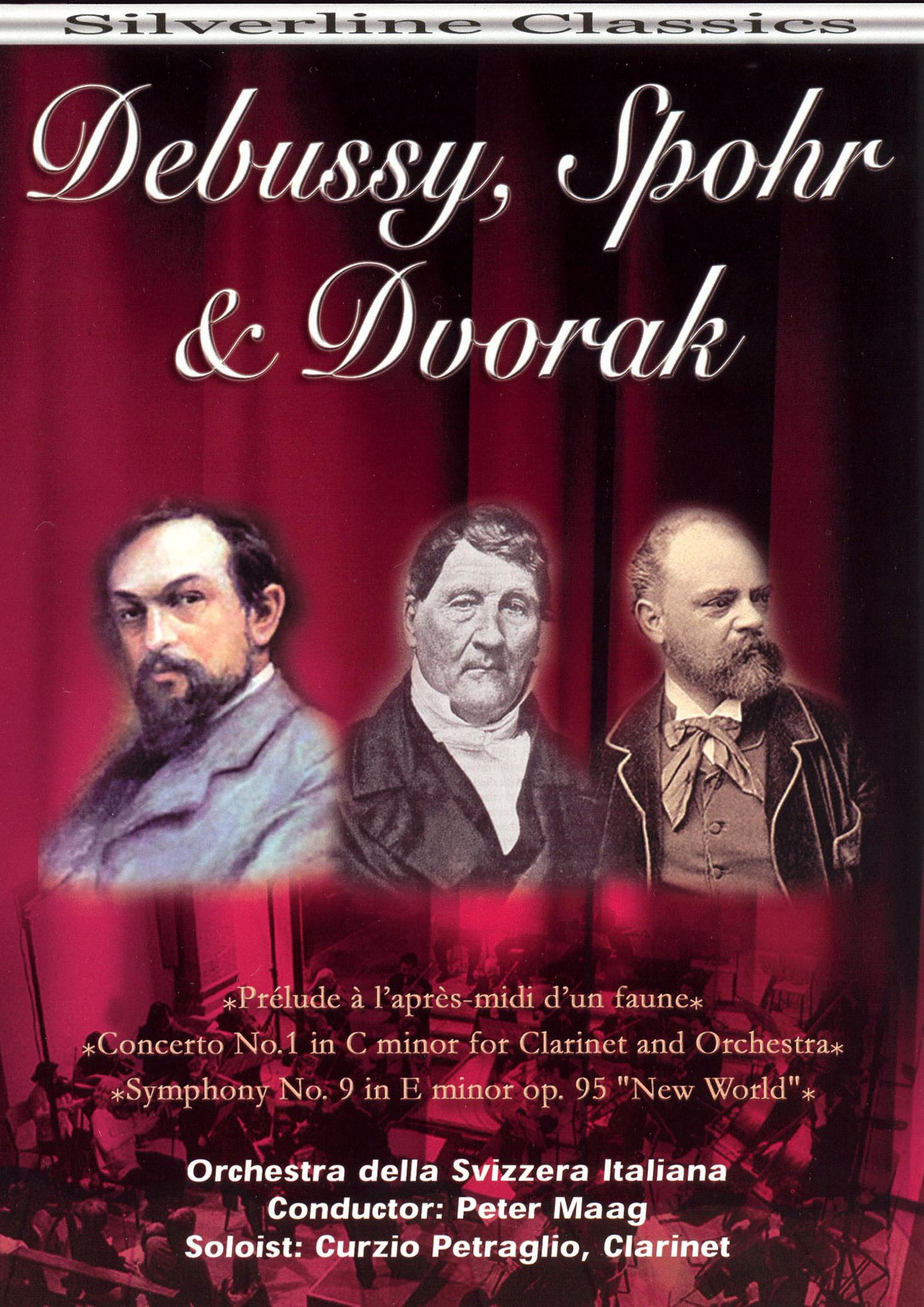 Debussy, Spohr & Dvorak cover art