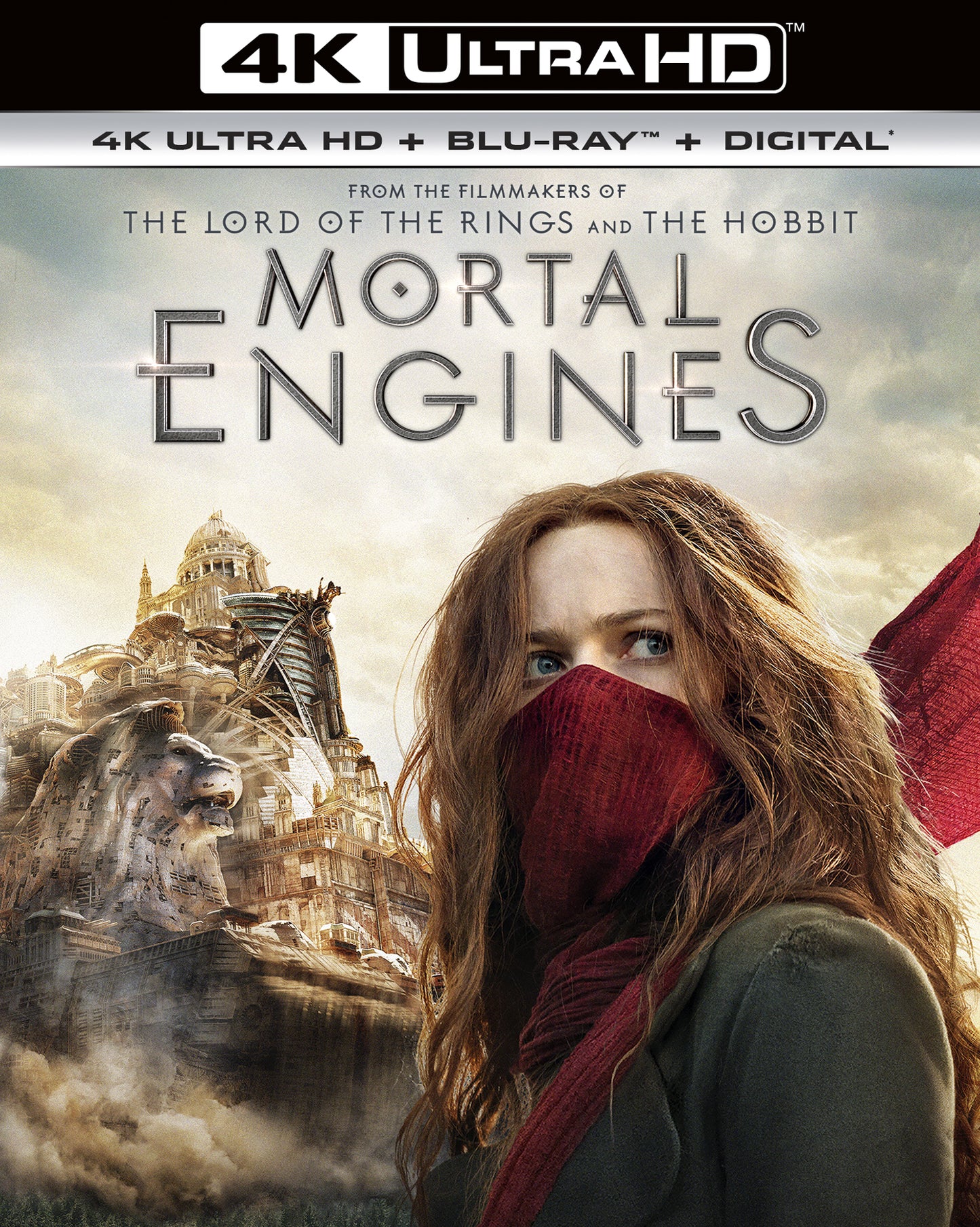 Mortal Engines [Includes Digital Copy] [4K Ultra HD Blu-ray/Blu-ray] cover art