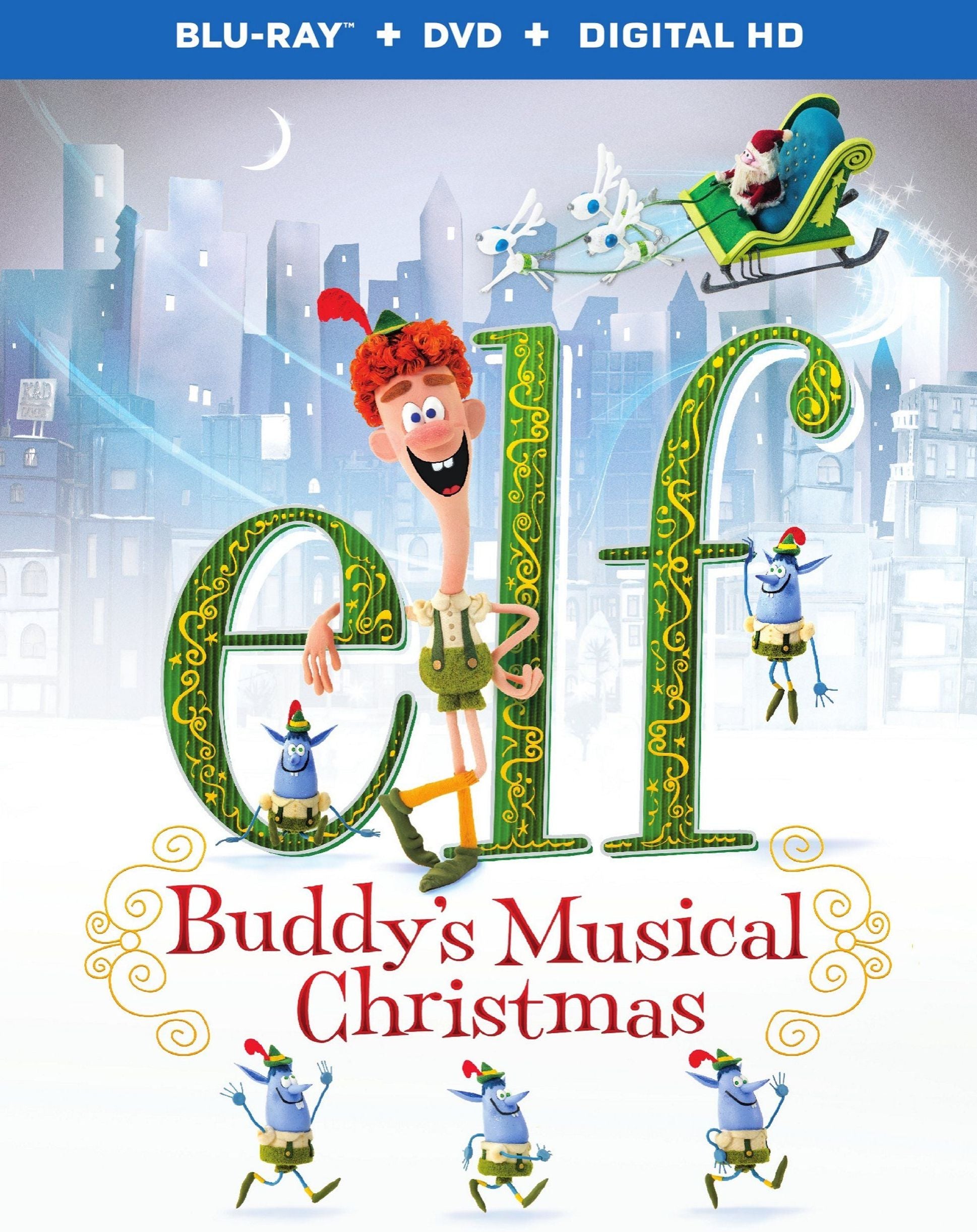 Elf: Buddy's Musical Christmas [Blu-ray/DVD] cover art