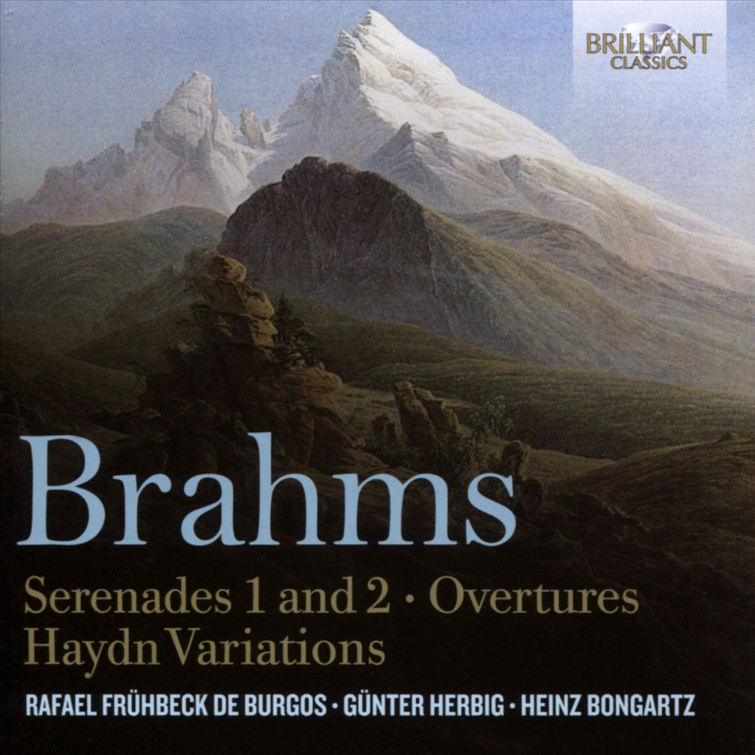 Brahms: Serenades 1 and 2; Overtures; Haydn Variations cover art