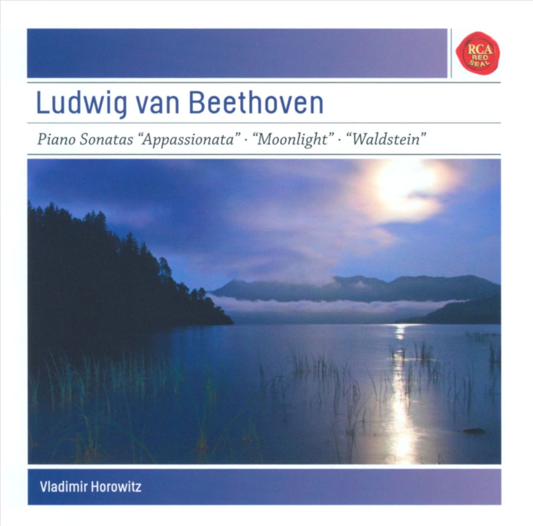 Beethoven: Piano Sonatas 'Apassionata', 'Moonlight', 'Waldstein' cover art