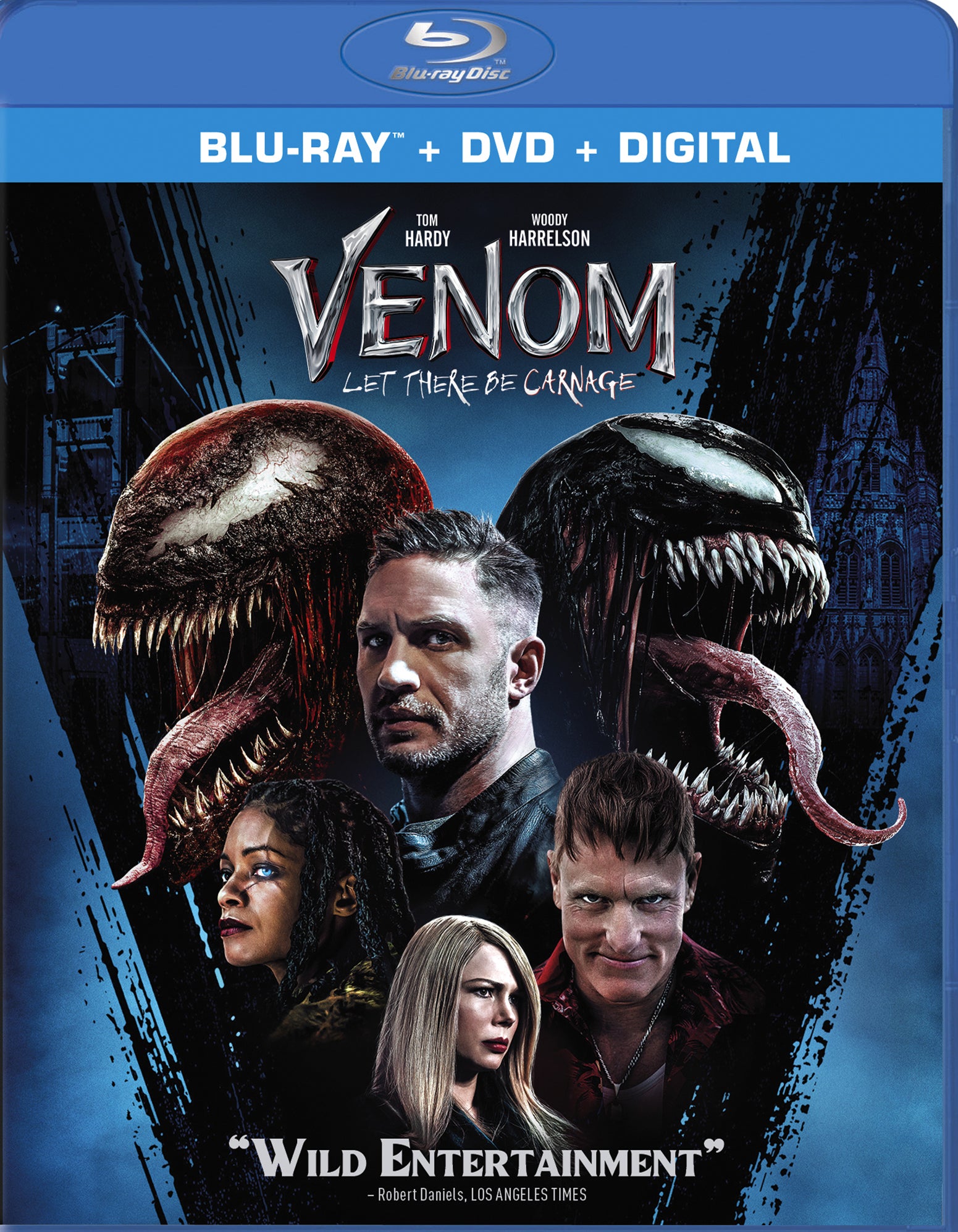 Venom: Let There Be Carnage [Includes Digital Copy] [Blu-ray/DVD] cover art