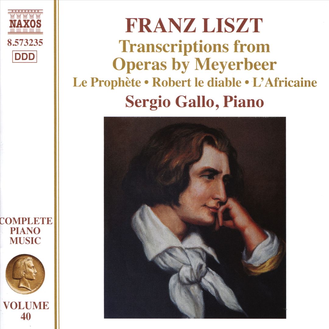 Franz Liszt: Transcriptions from Operas by Meyerbeer cover art