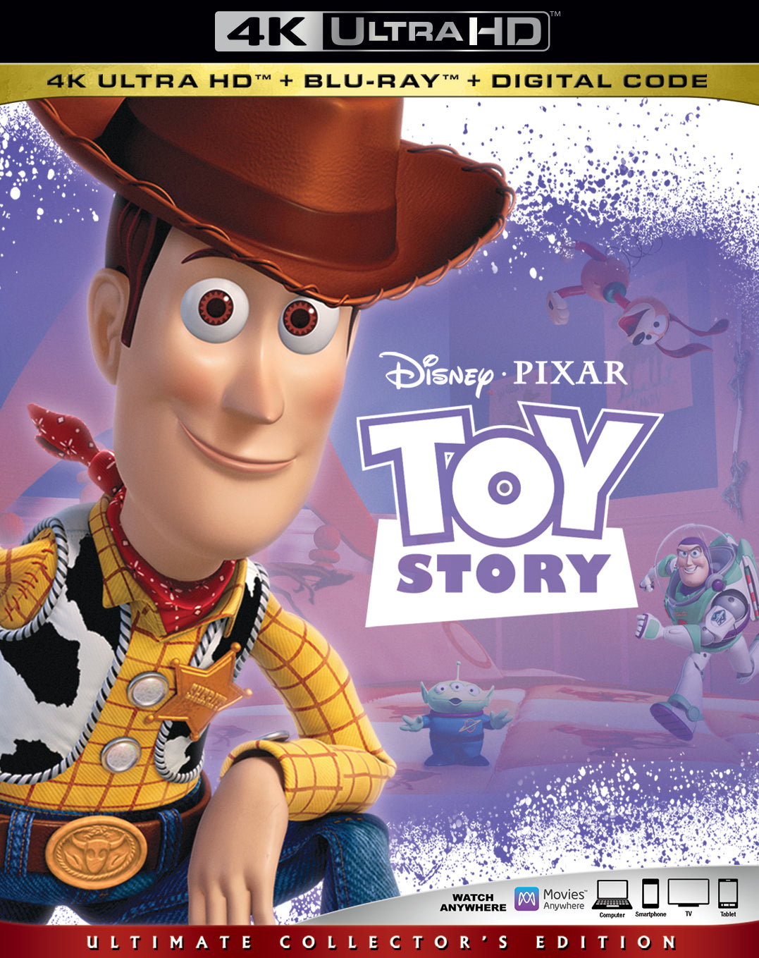 Toy Story [Includes Digital Copy] [4K Ultra HD Blu-ray/Blu-ray] cover art