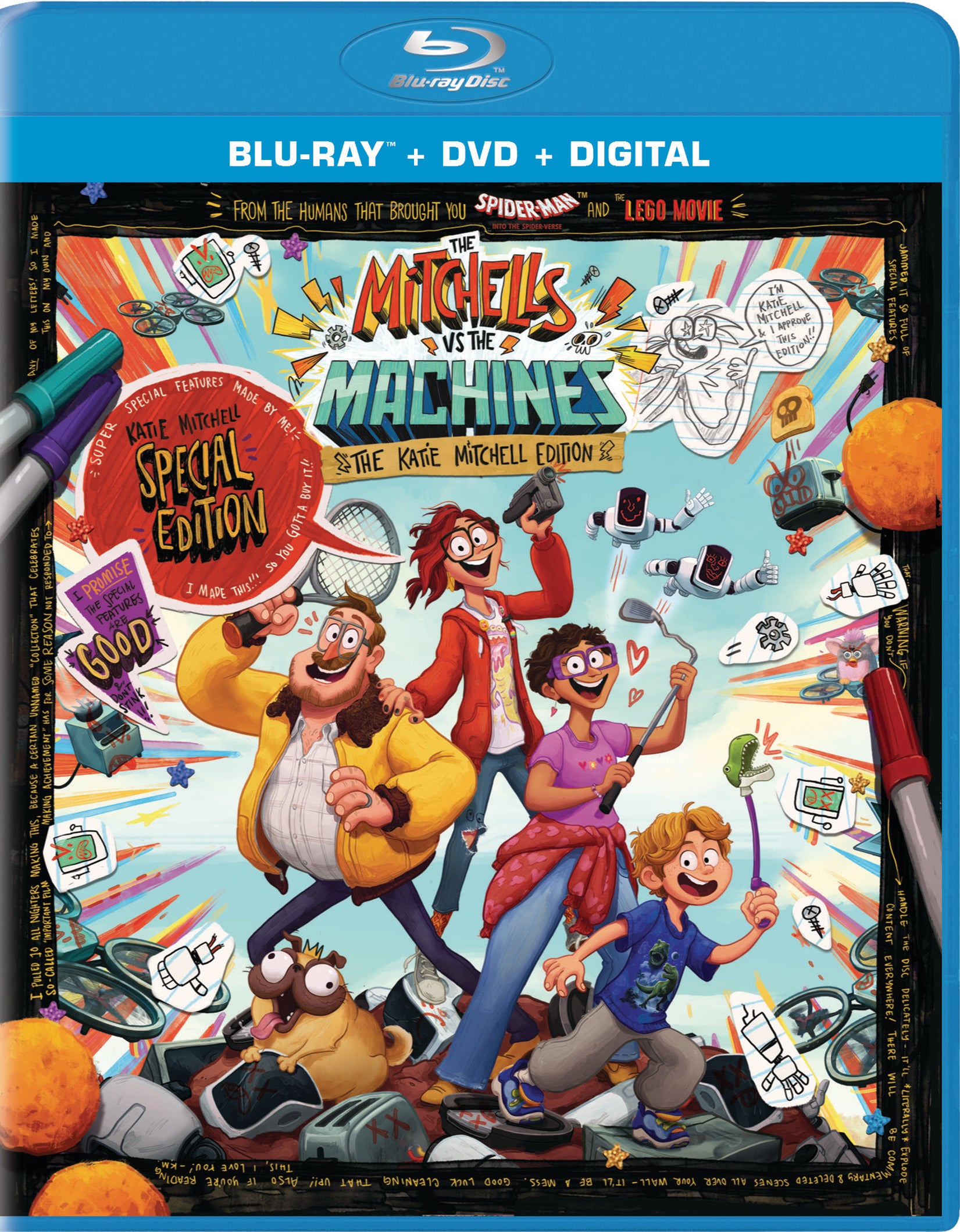 Mitchells vs. The Machines [Blu-ray] cover art