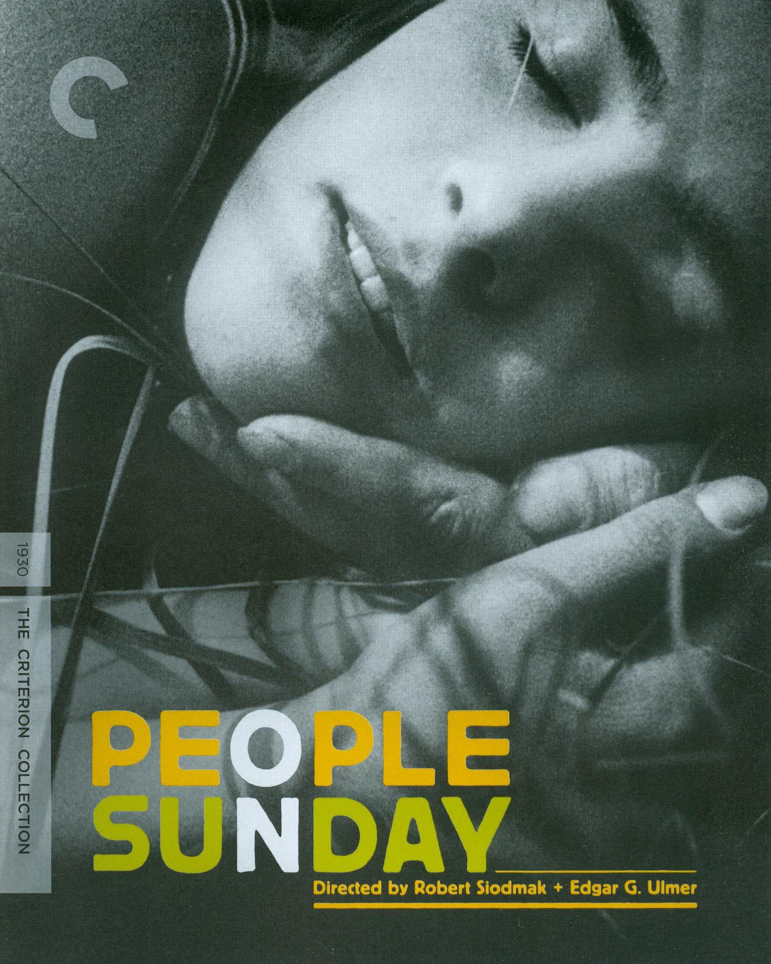 People on Sunday [Criterion Collection] [Blu-ray] cover art