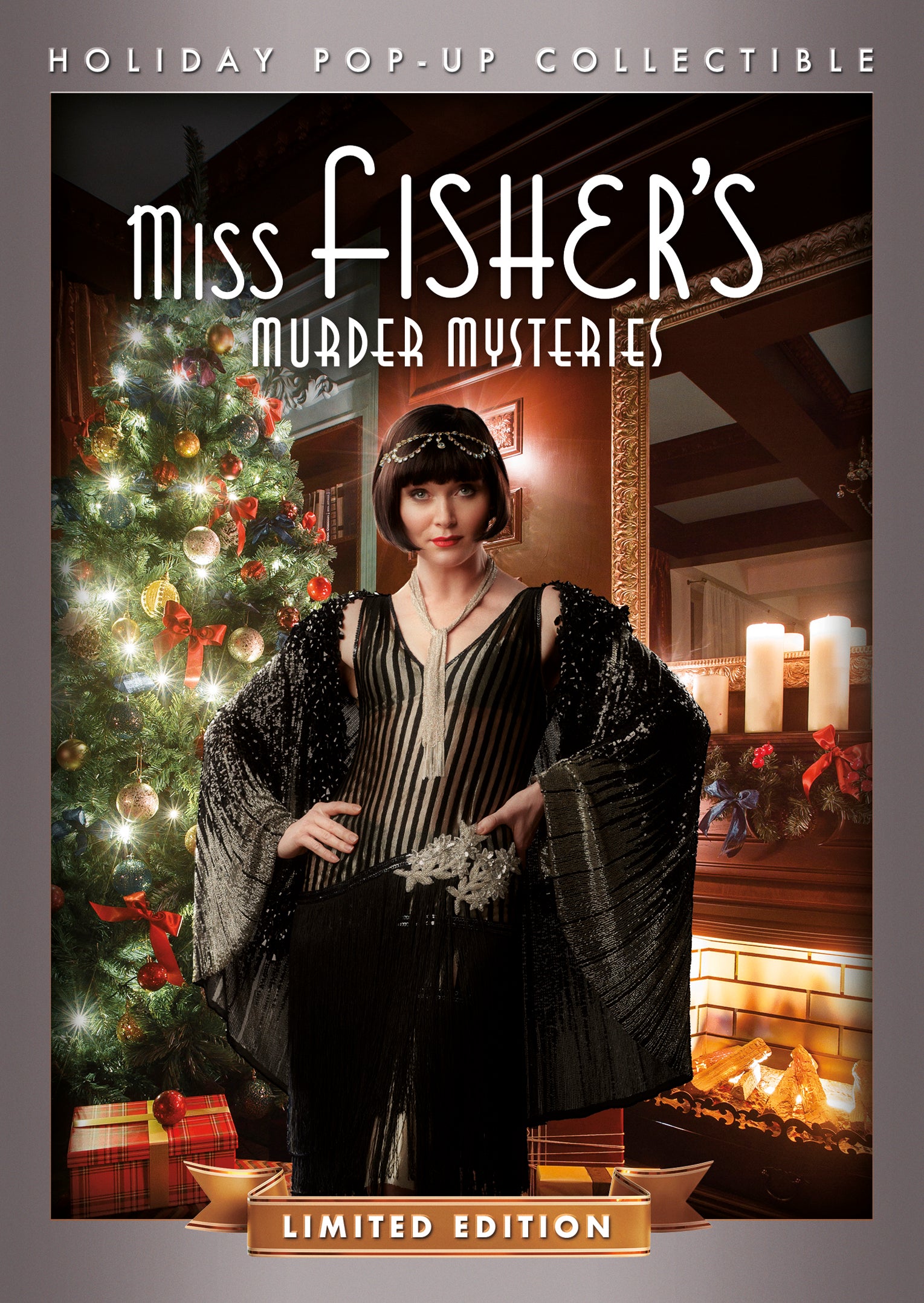 Miss Fisher's Murder Mysteries: Murder Under the Mistletoe [Holiday Pop-Up Collectible] cover art