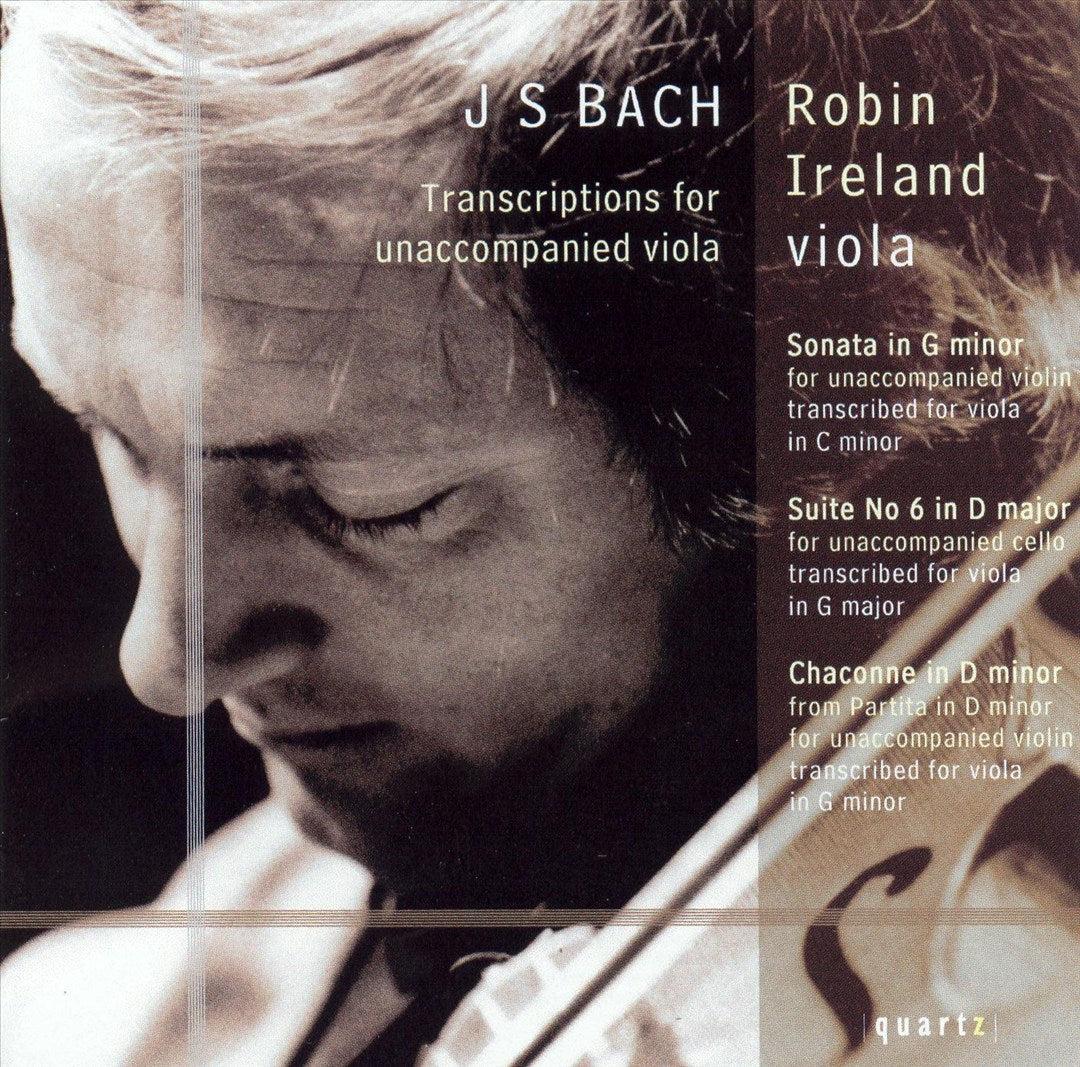 Bach: Transcriptions for Unaccompanied Viola cover art