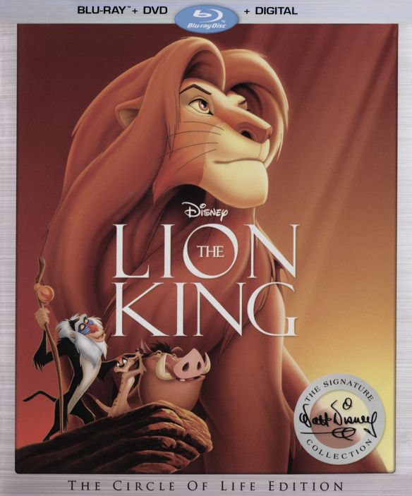 Lion King: The Walt Disney Signature Collection [Include Digital Copy] [Blu-ray/DVD] [2017] cover art