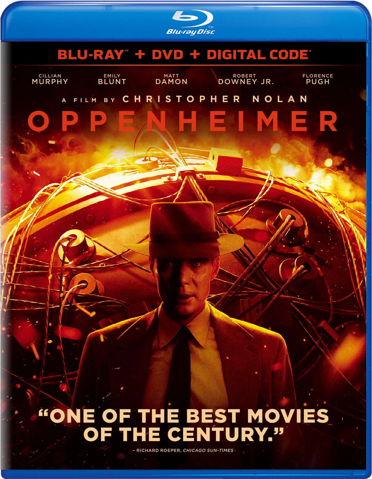 Oppenheimer [Includes Digital Copy] [Blu-ray/DVD] cover art