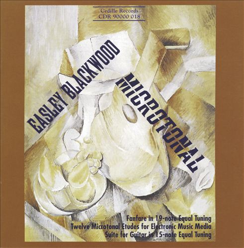 Easley Blackwood: Microtonal cover art